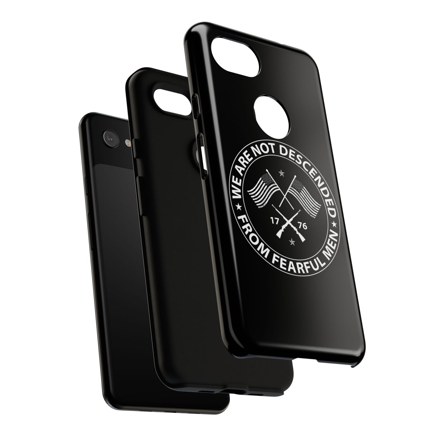 We Are Not Descended From Fearful Men Hard Shell Tough Phone Case