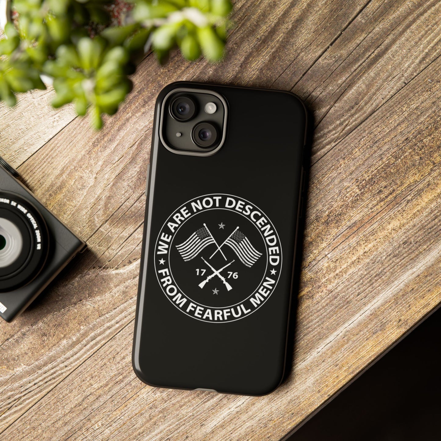 We Are Not Descended From Fearful Men Hard Shell Tough Phone Case
