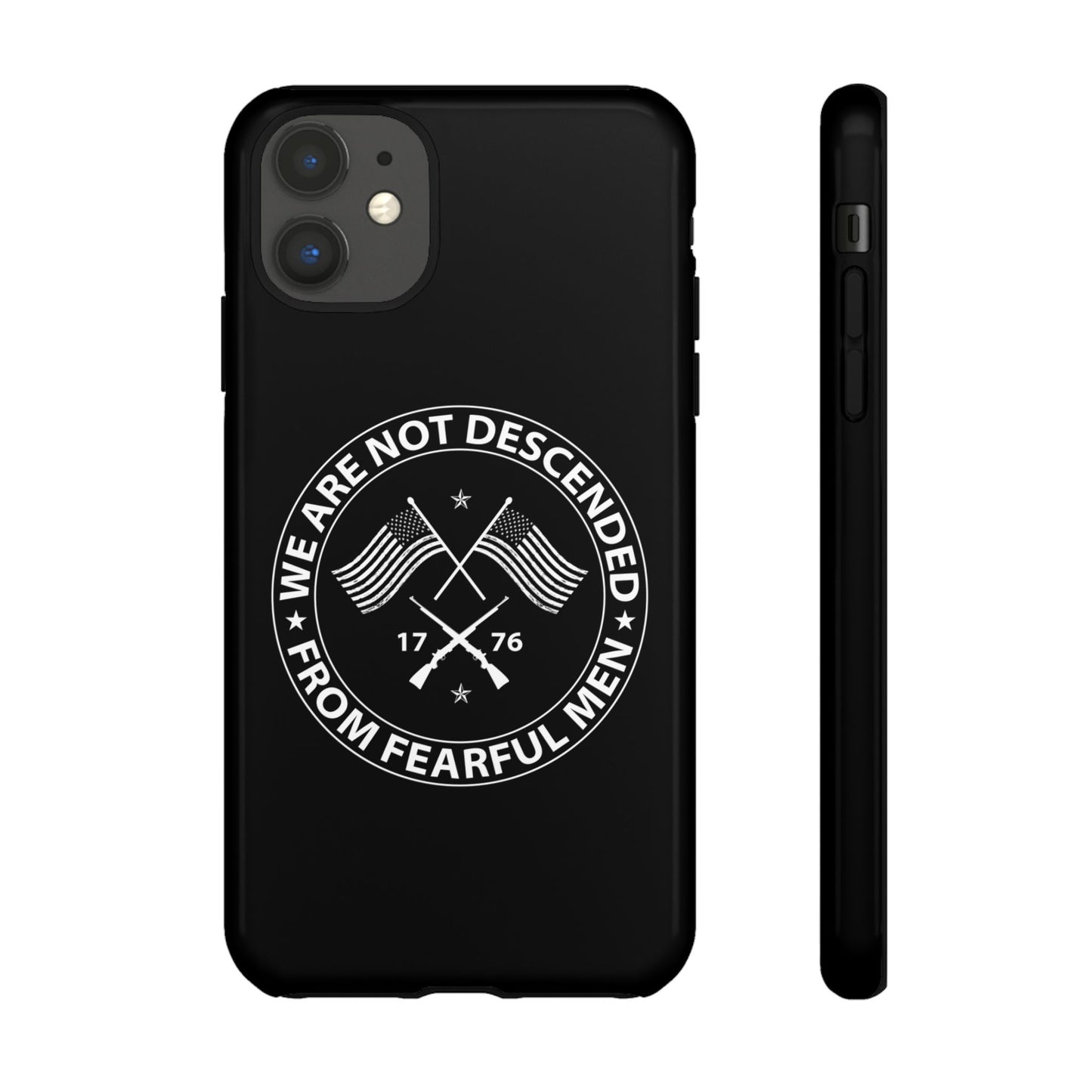 We Are Not Descended From Fearful Men Hard Shell Tough Phone Case