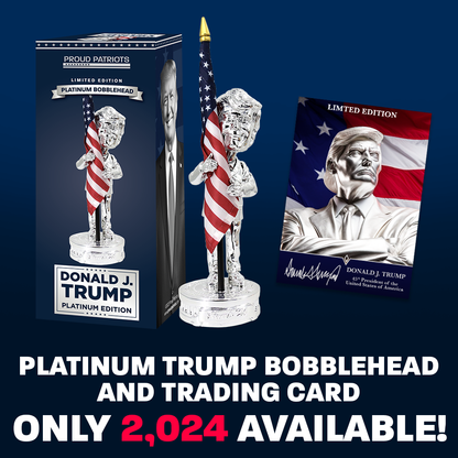 Platinum Trump Bobblehead (Limited Run of 2024 Units)