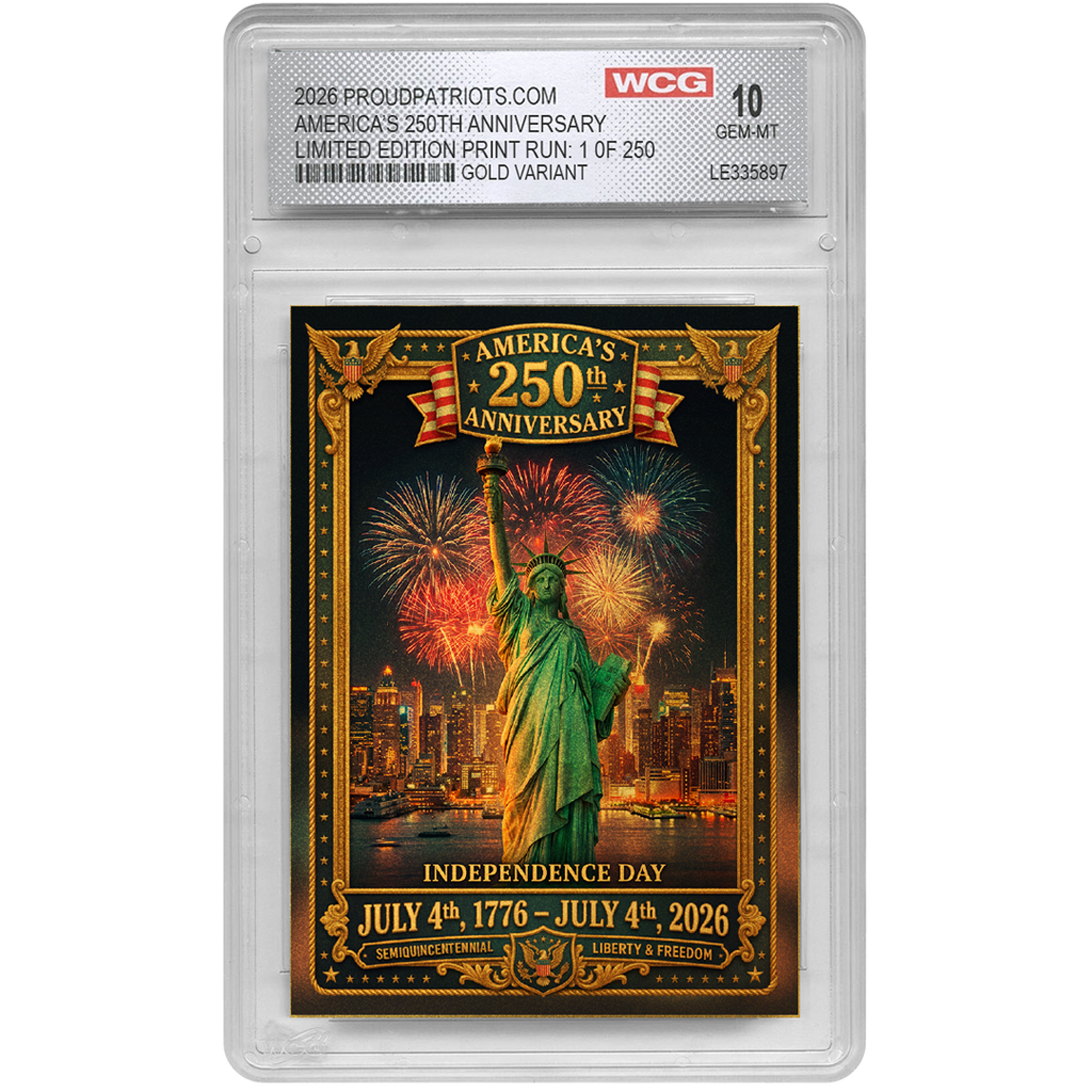 Trump U.S. Passport 250th Anniversary Collectible Card – Proud