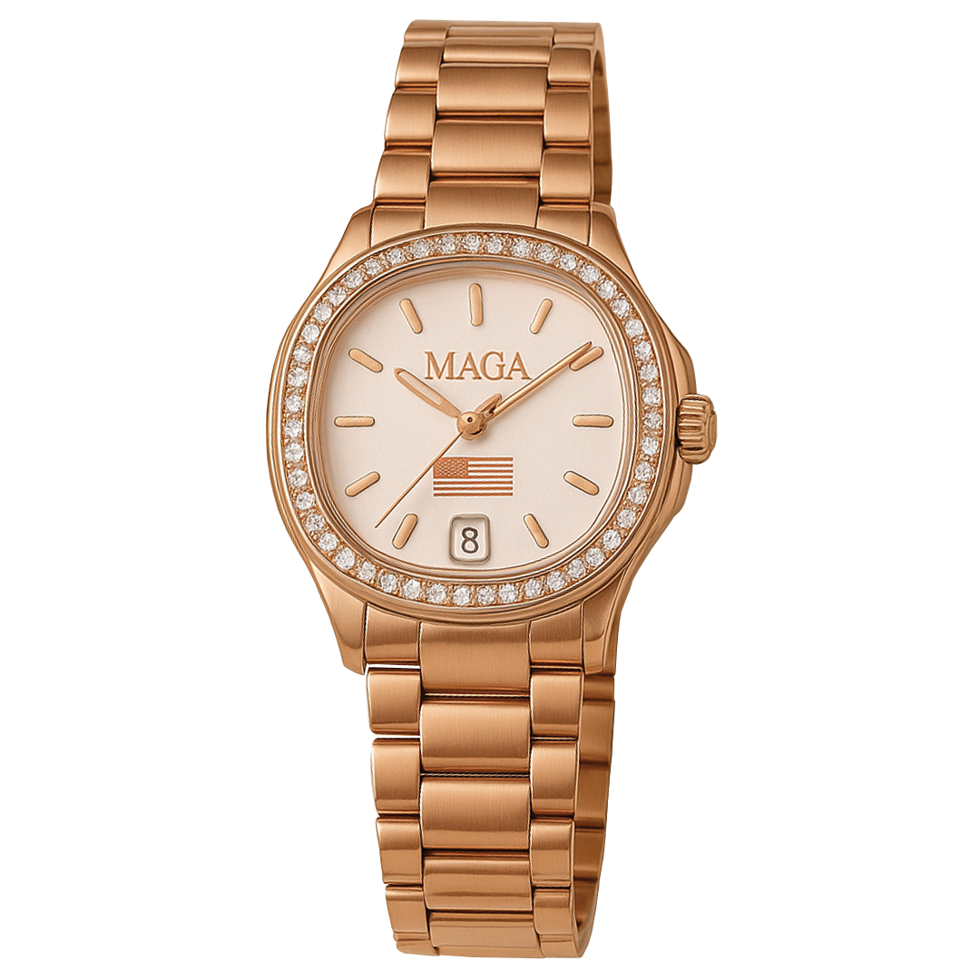 Rose Gold MAGA Watch (Pre Order Expected to Deliver in December before Christmas)