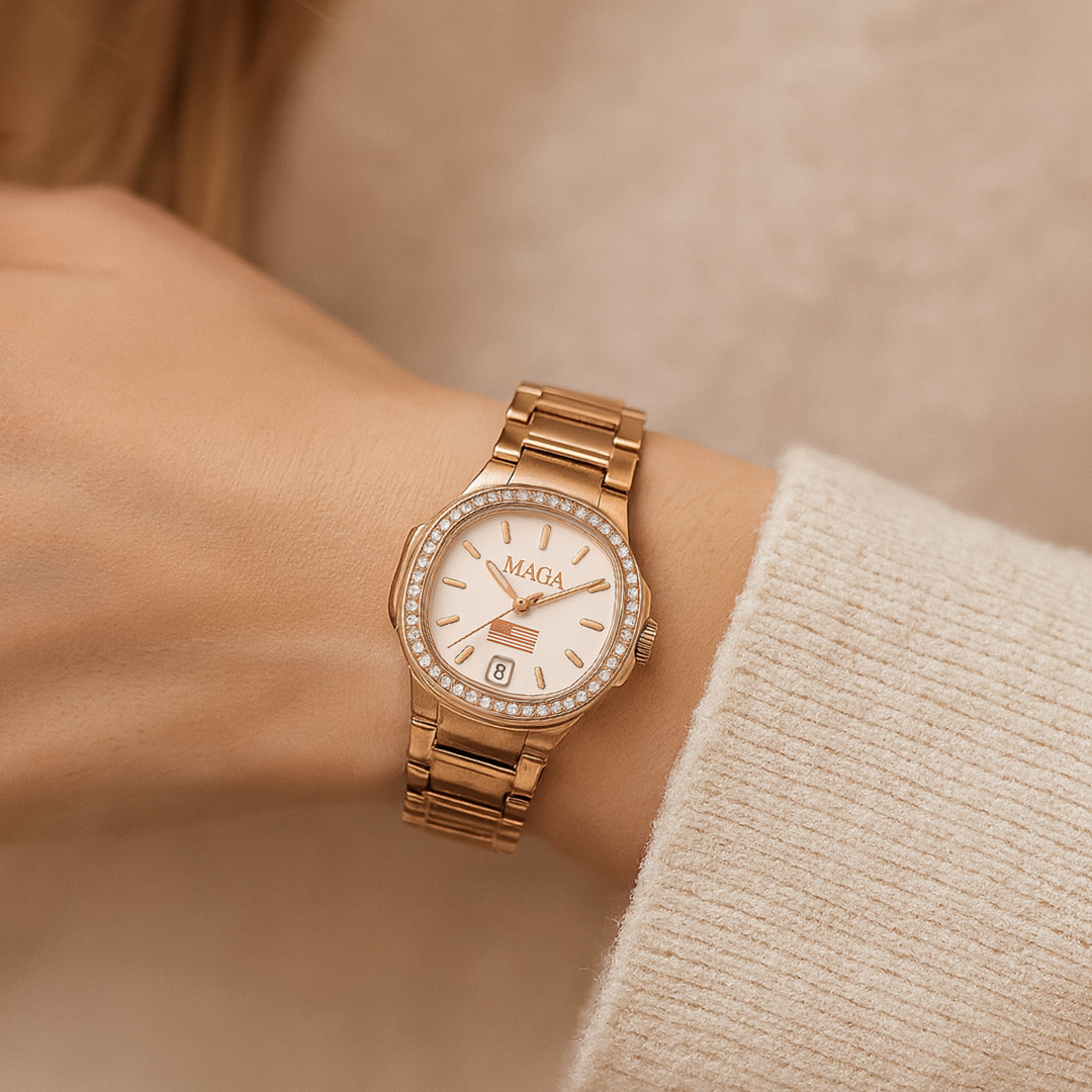 Rose Gold MAGA Watch (Pre Order Expected to Deliver in December before Christmas)