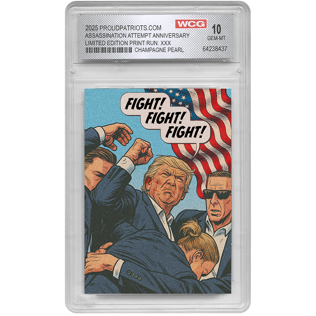 CHAMPAGNE PEARL Fight Fight Fight Collectible Trading Card - One Year Anniversary Special Edition (Only 100 Available)