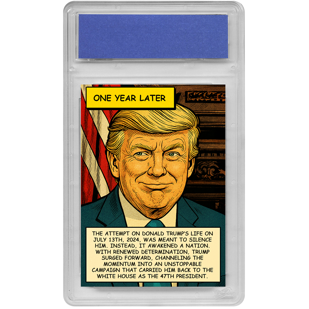 GOLD Fight Fight Fight Collectible Trading Card - One Year Anniversary Special Edition (Only 100 Available)