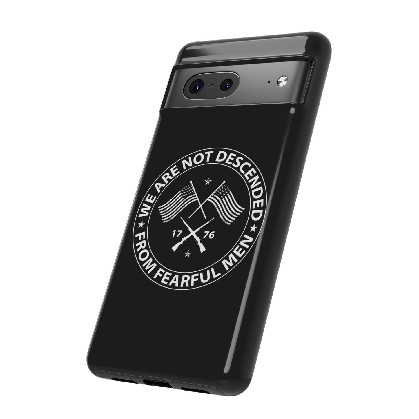 We Are Not Descended From Fearful Men Hard Shell Tough Phone Case