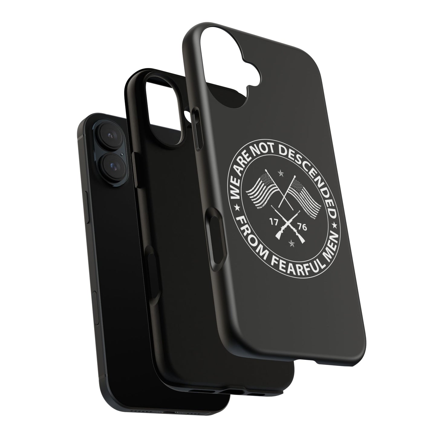 We Are Not Descended From Fearful Men Hard Shell Tough Phone Case