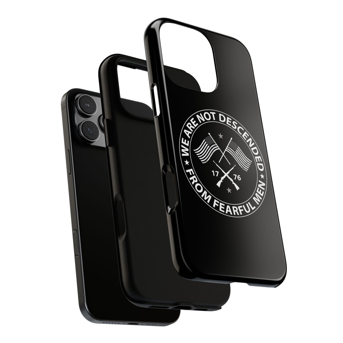 We Are Not Descended From Fearful Men Hard Shell Tough Phone Case