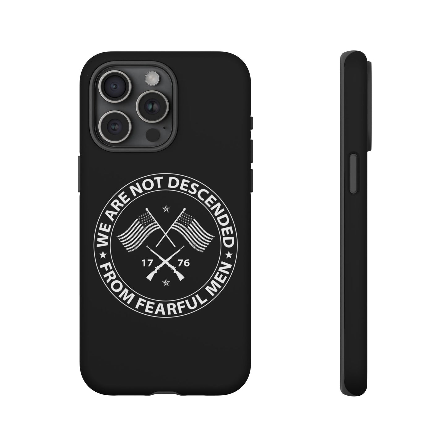 We Are Not Descended From Fearful Men Hard Shell Tough Phone Case