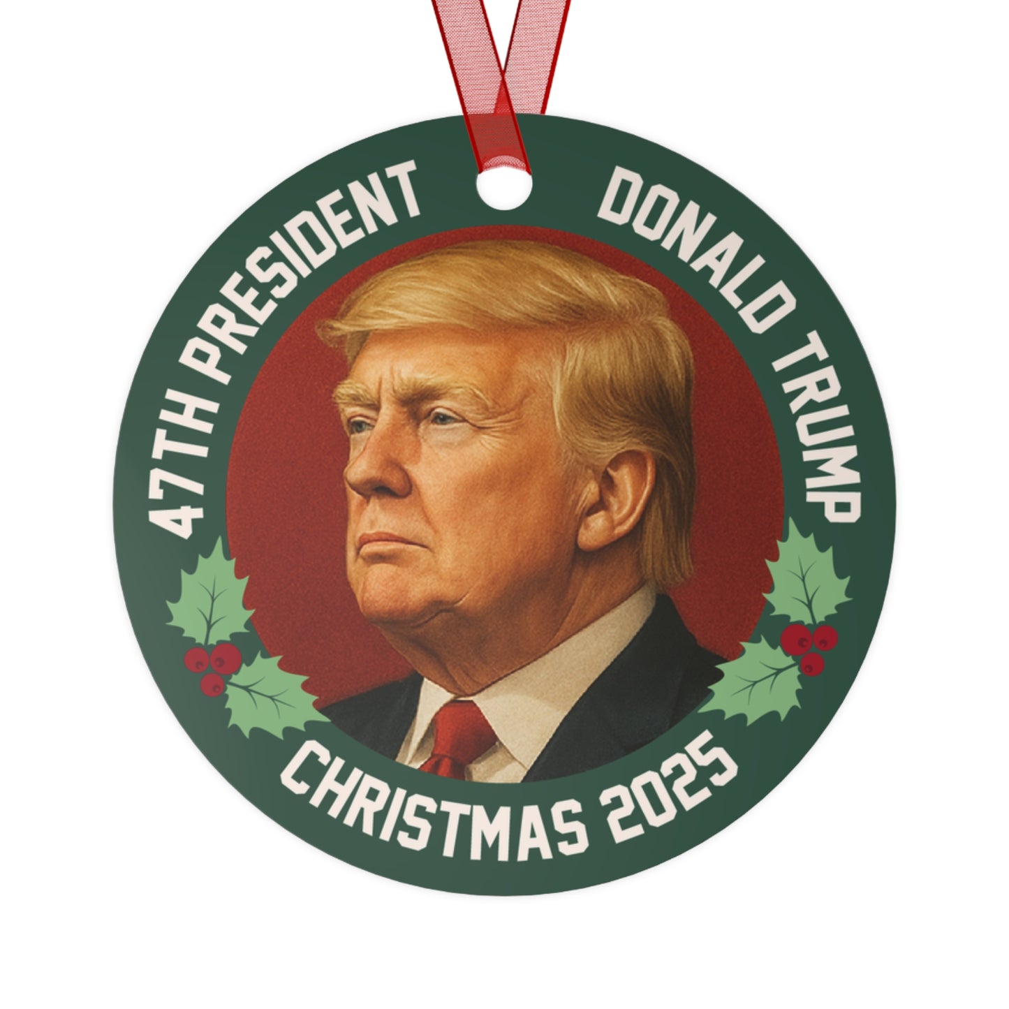 47th President Christmas 2025 Tree Ornament