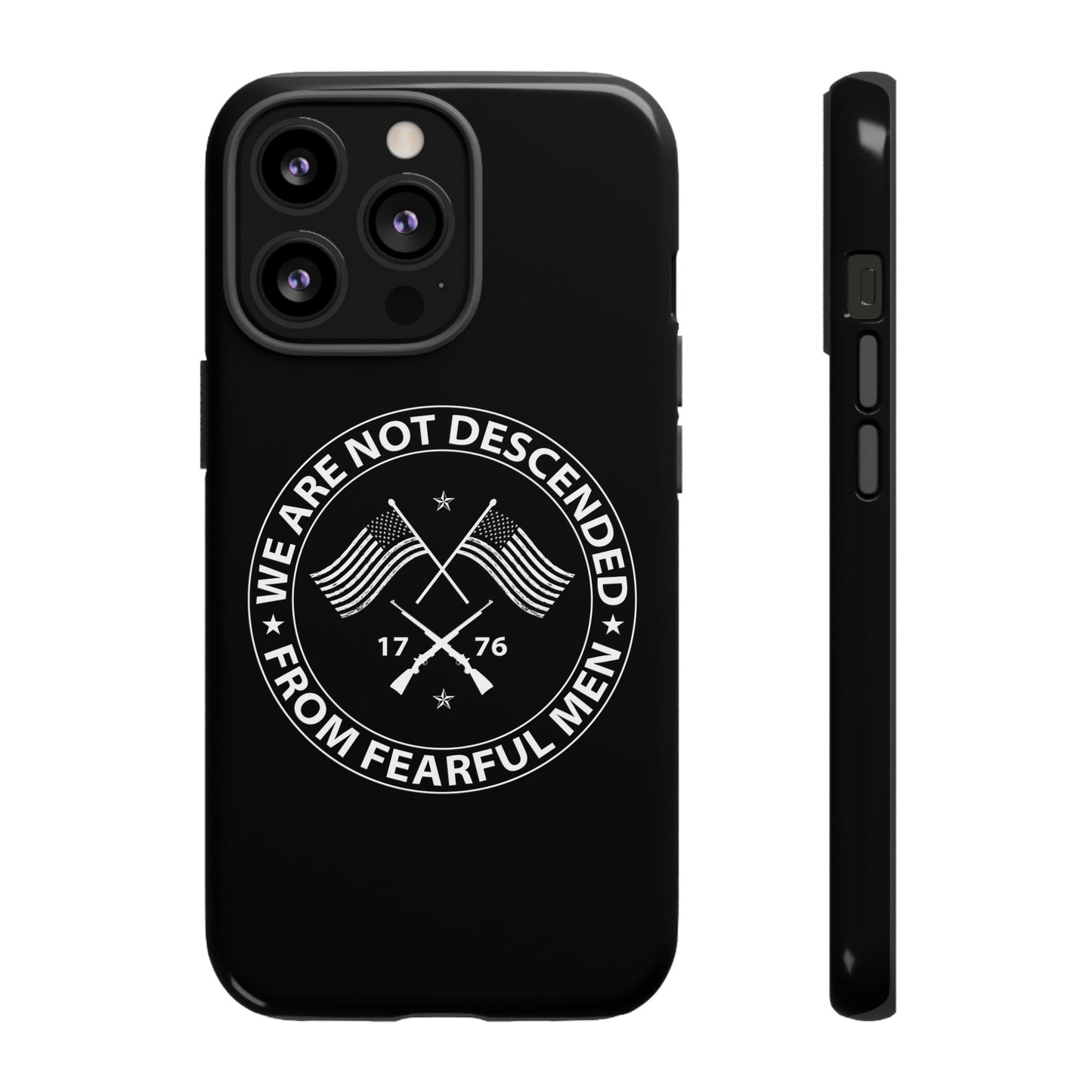 We Are Not Descended From Fearful Men Hard Shell Tough Phone Case