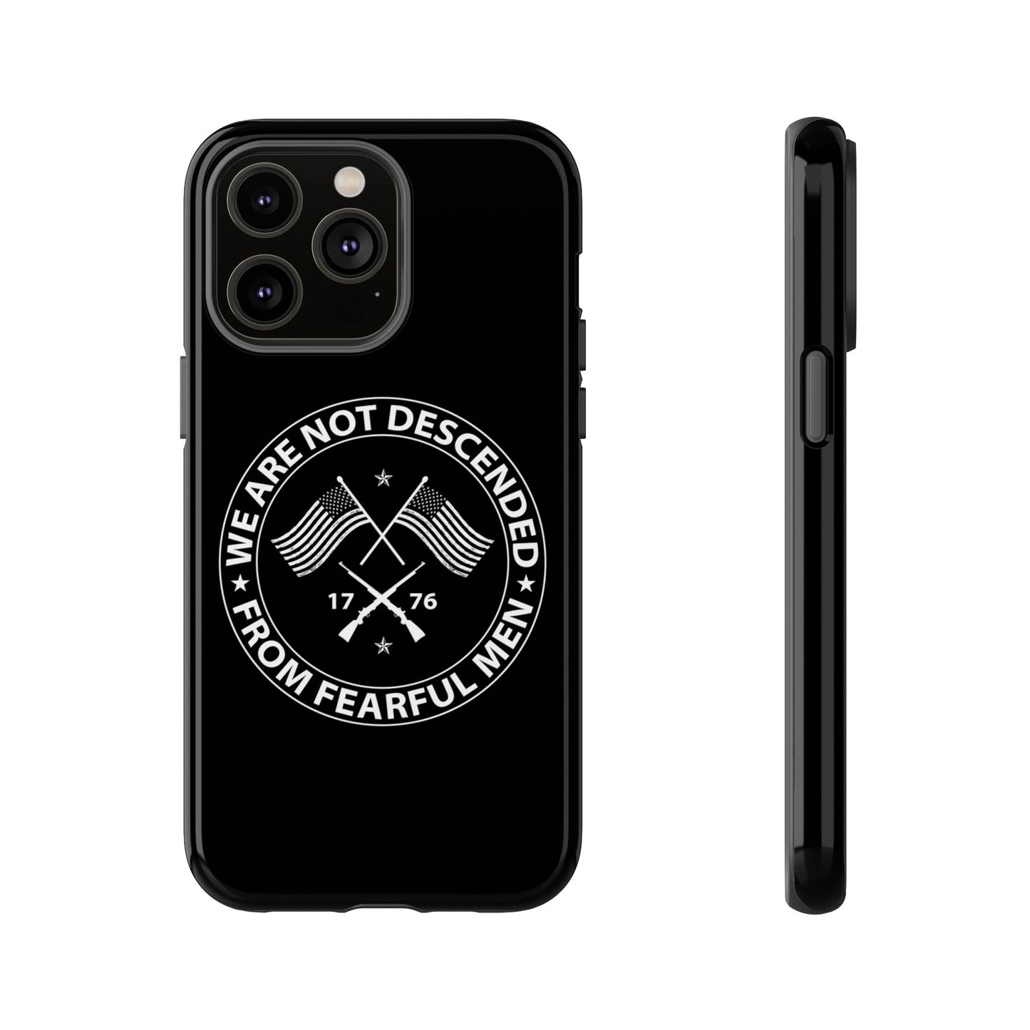 We Are Not Descended From Fearful Men Hard Shell Tough Phone Case