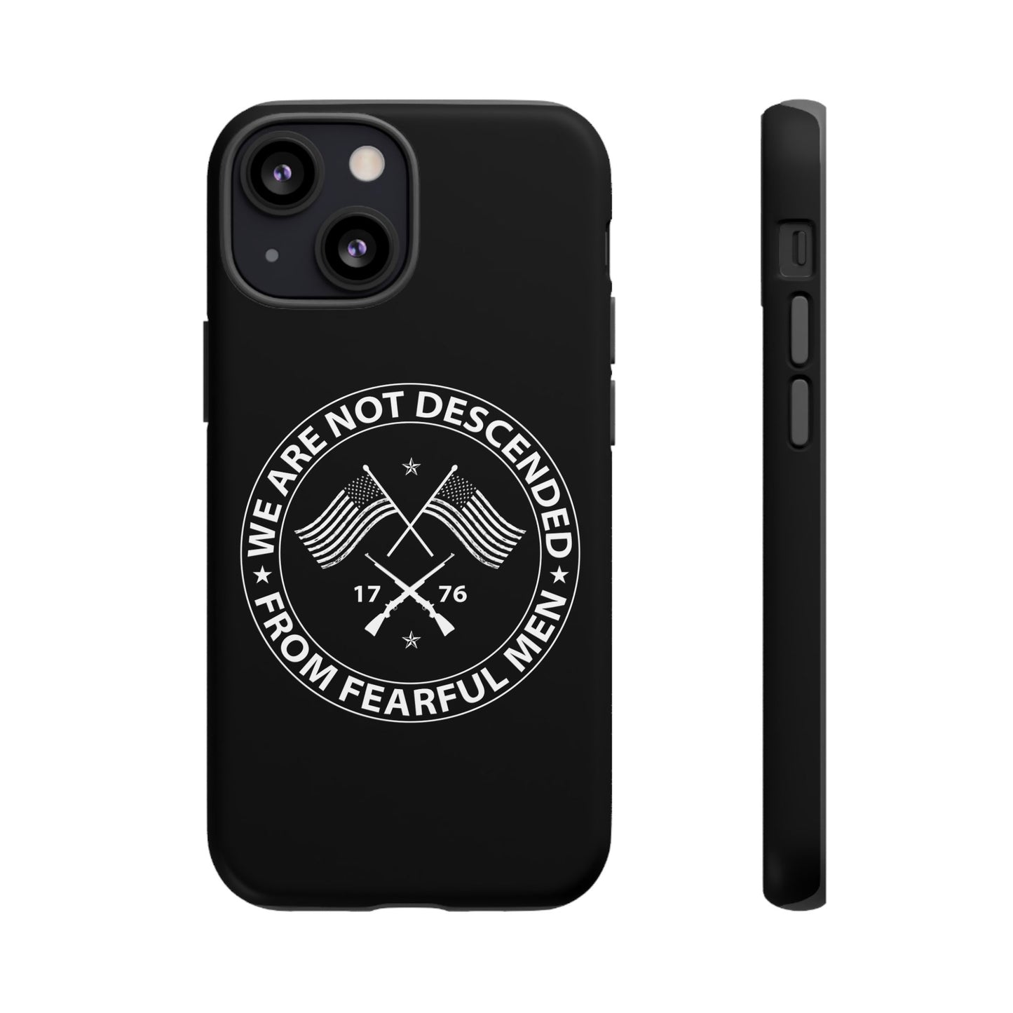 We Are Not Descended From Fearful Men Hard Shell Tough Phone Case