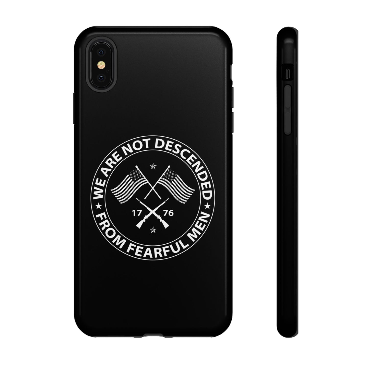 We Are Not Descended From Fearful Men Hard Shell Tough Phone Case