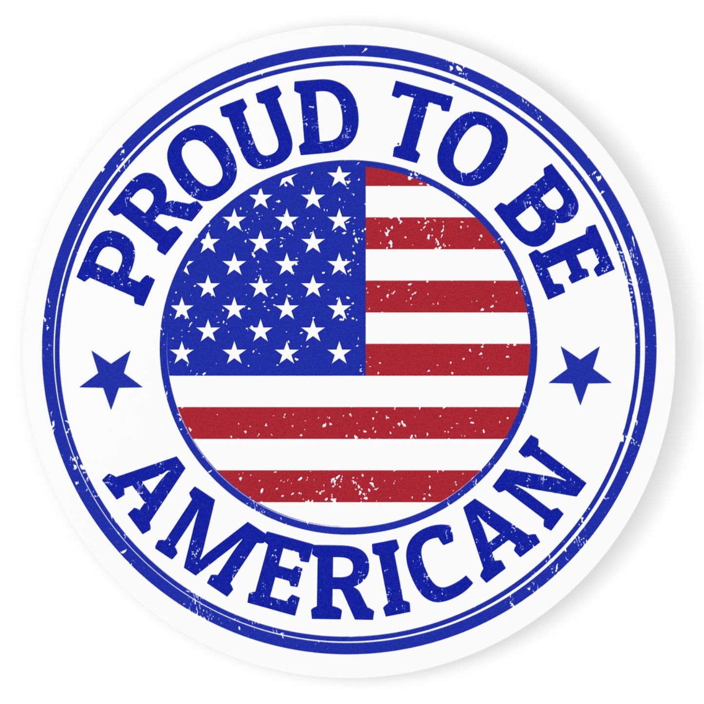 Proud to be American Cork Back Coaster