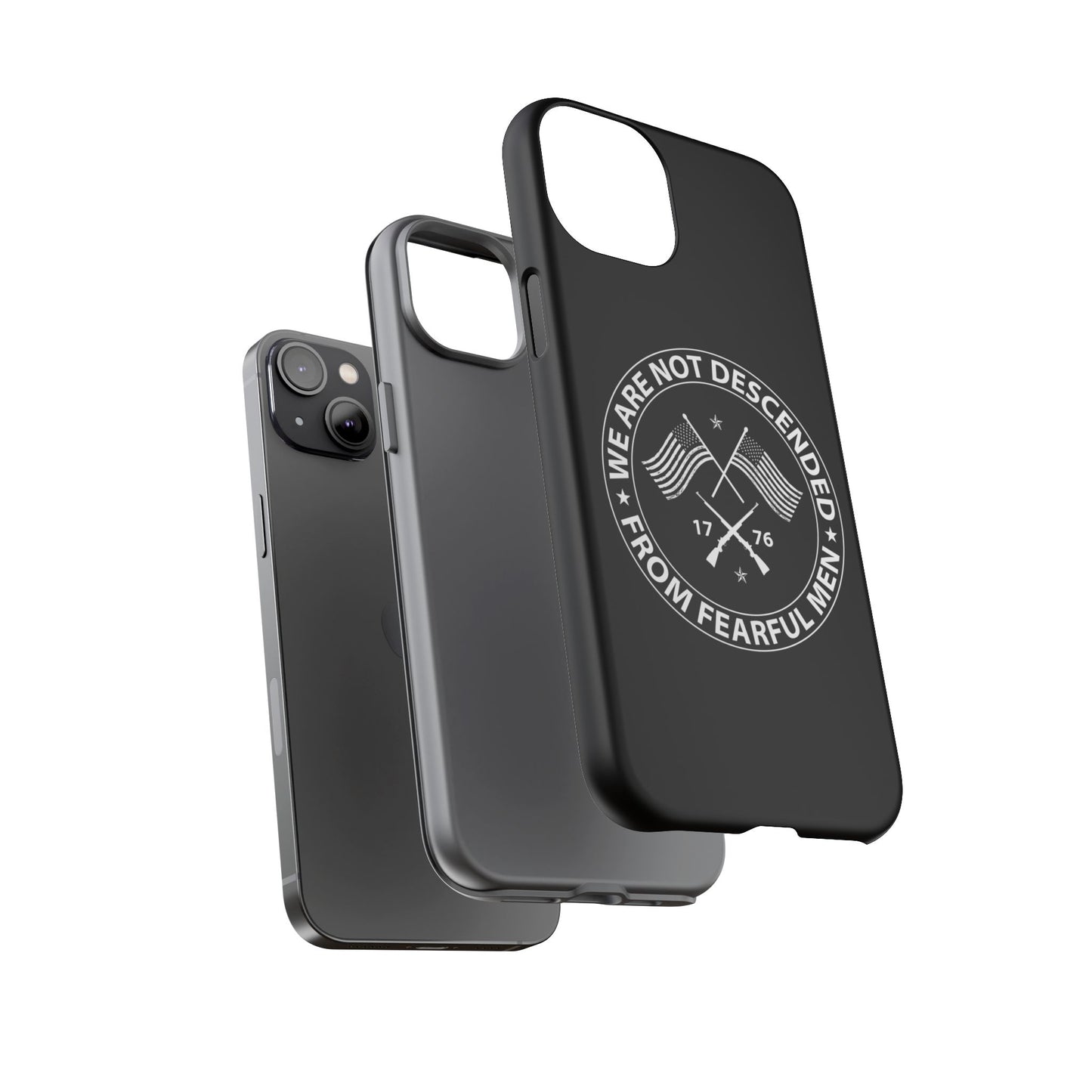We Are Not Descended From Fearful Men Hard Shell Tough Phone Case