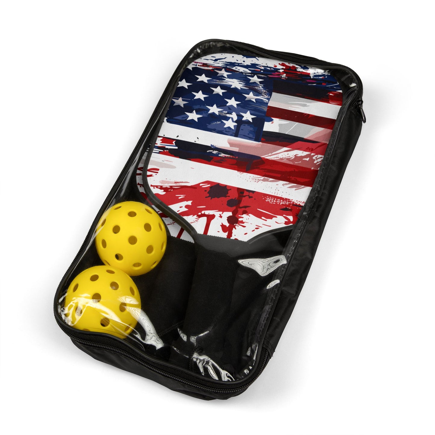 American Flag Pickleball Paddle Set