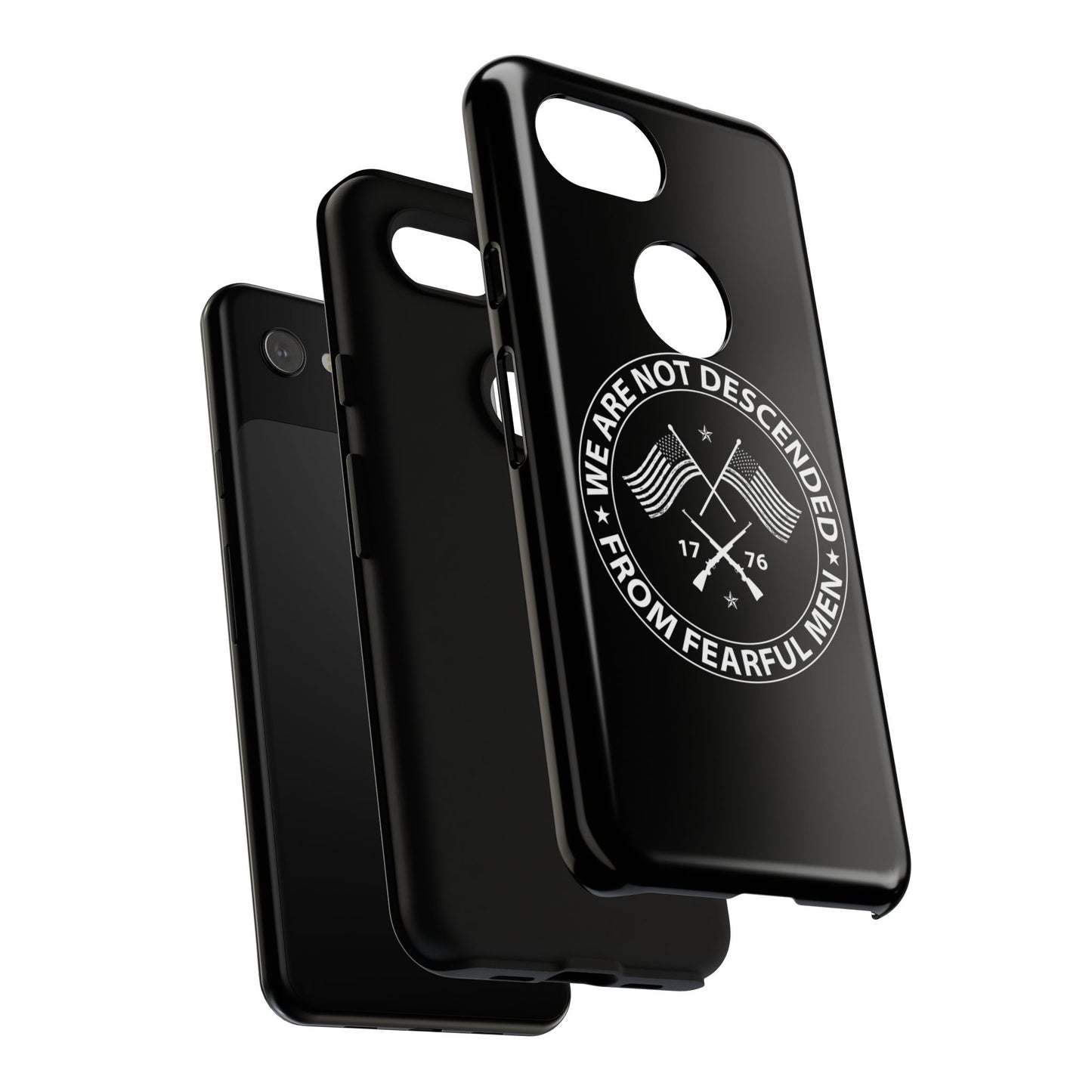 We Are Not Descended From Fearful Men Hard Shell Tough Phone Case