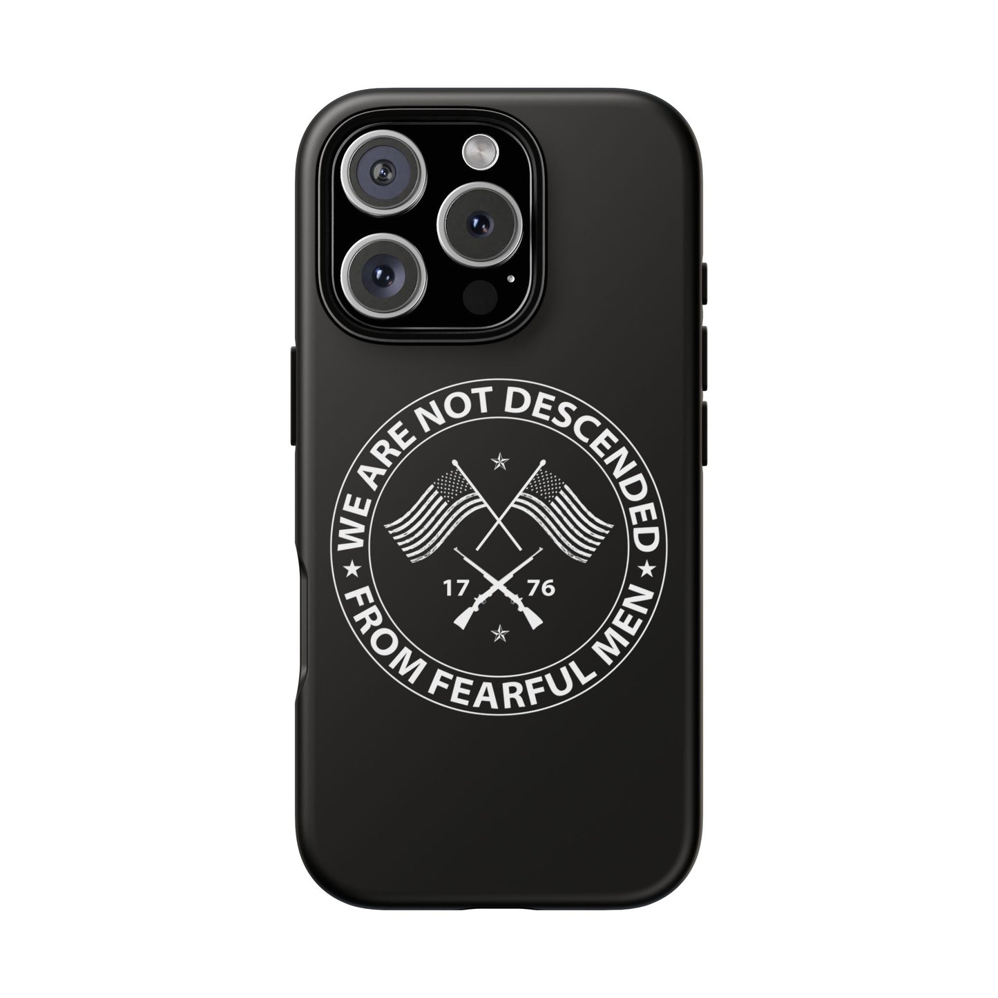 We Are Not Descended From Fearful Men Hard Shell Tough Phone Case
