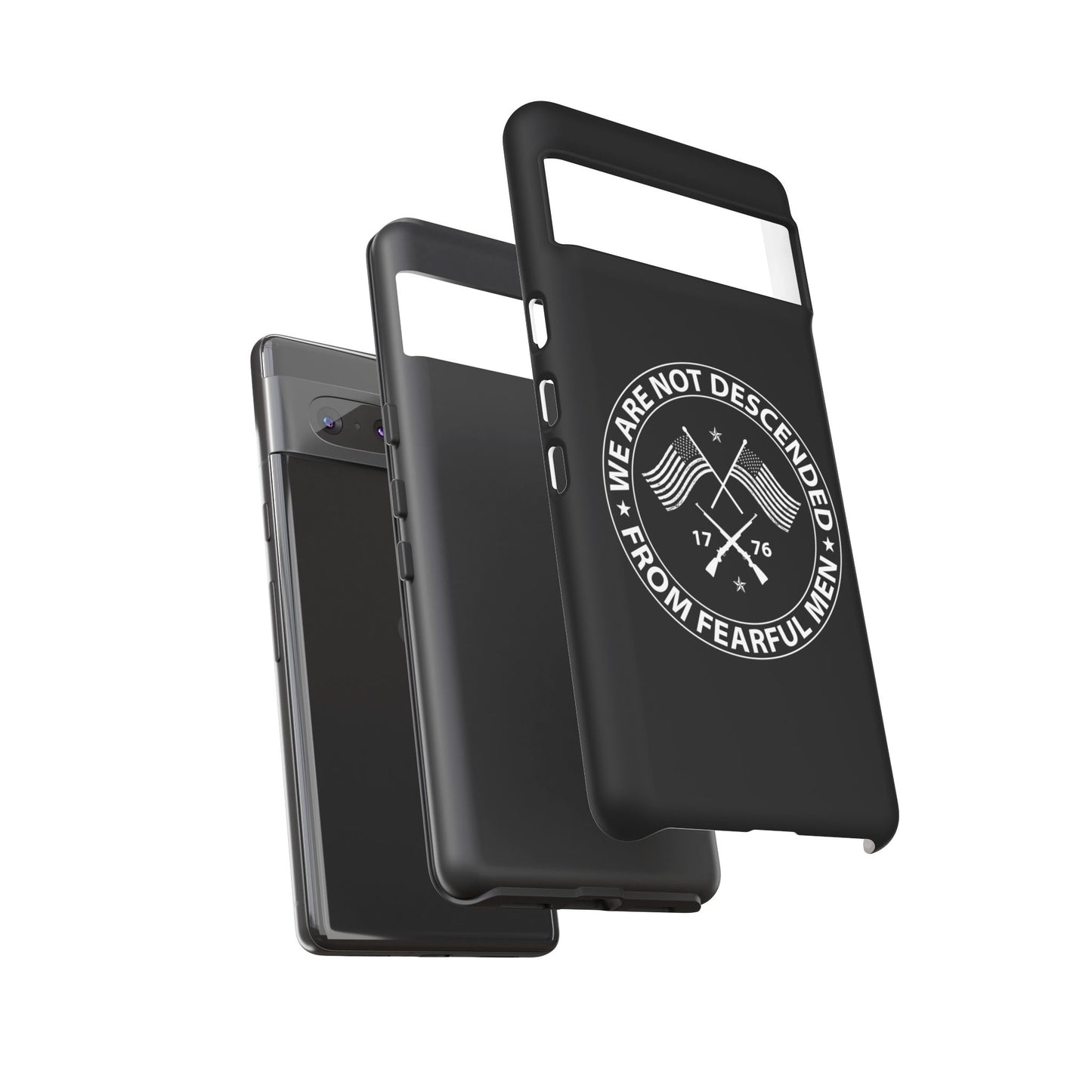 We Are Not Descended From Fearful Men Hard Shell Tough Phone Case