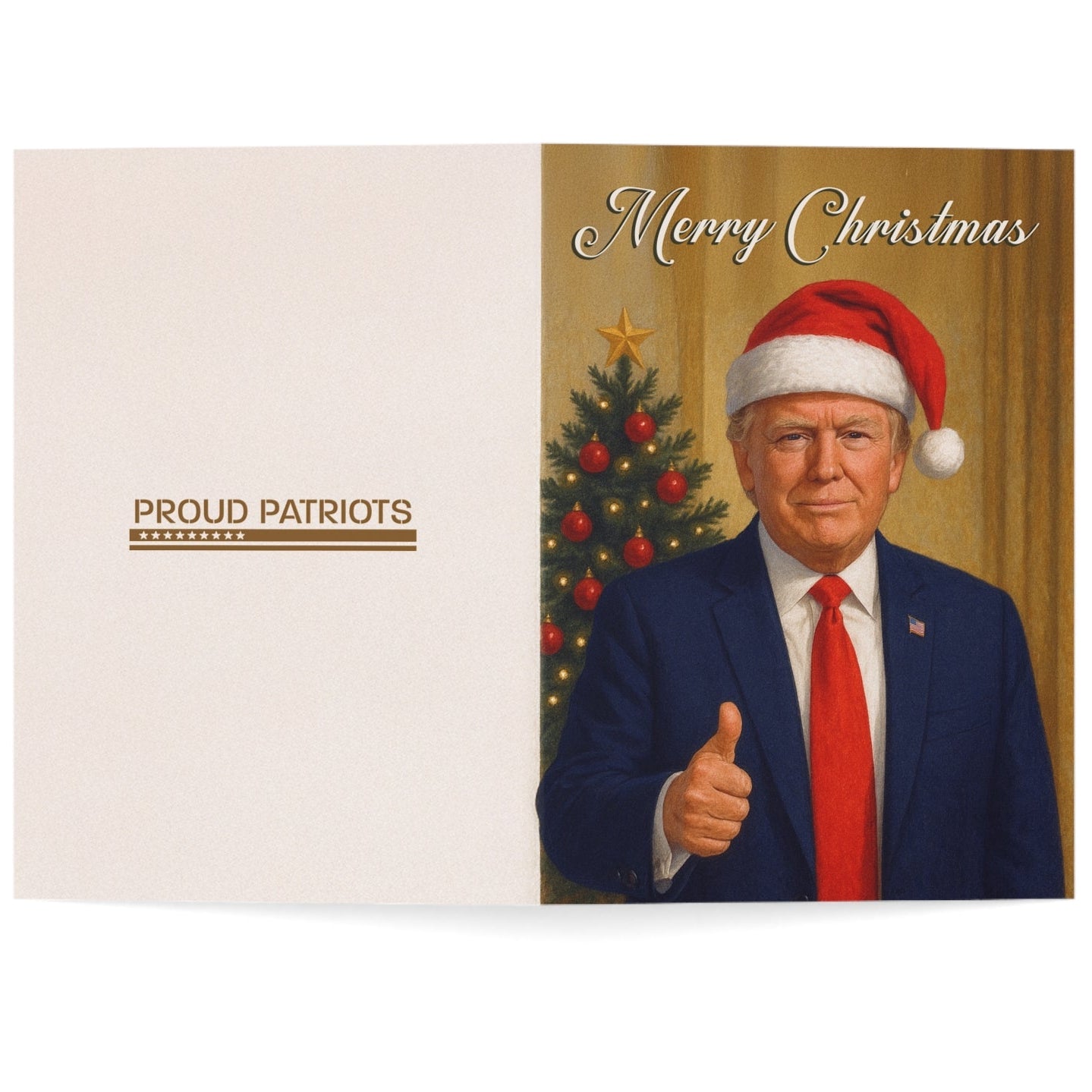 Merry Christmas From President Trump - Christmas Card