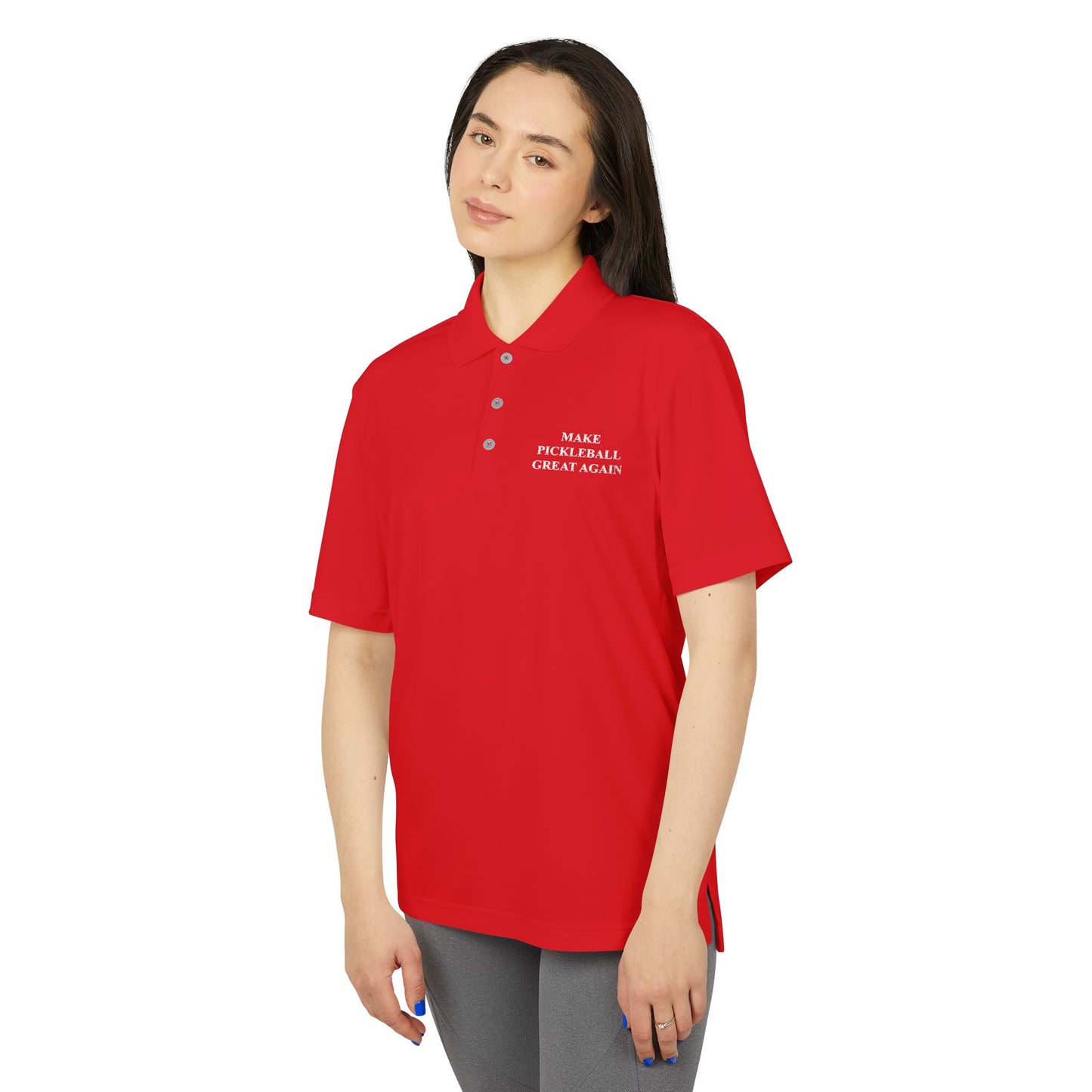 Make Pickleball Great Again Performance Polo