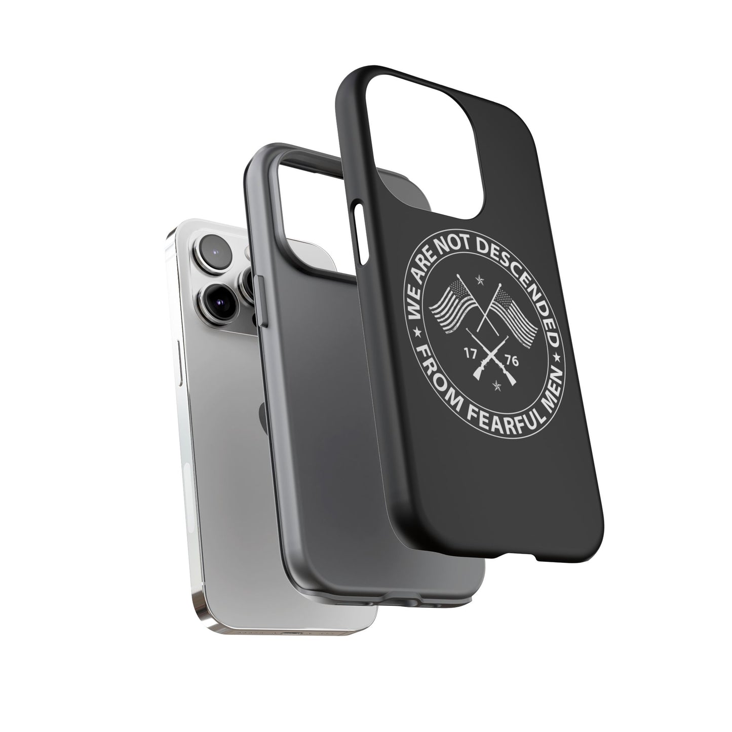 We Are Not Descended From Fearful Men Hard Shell Tough Phone Case