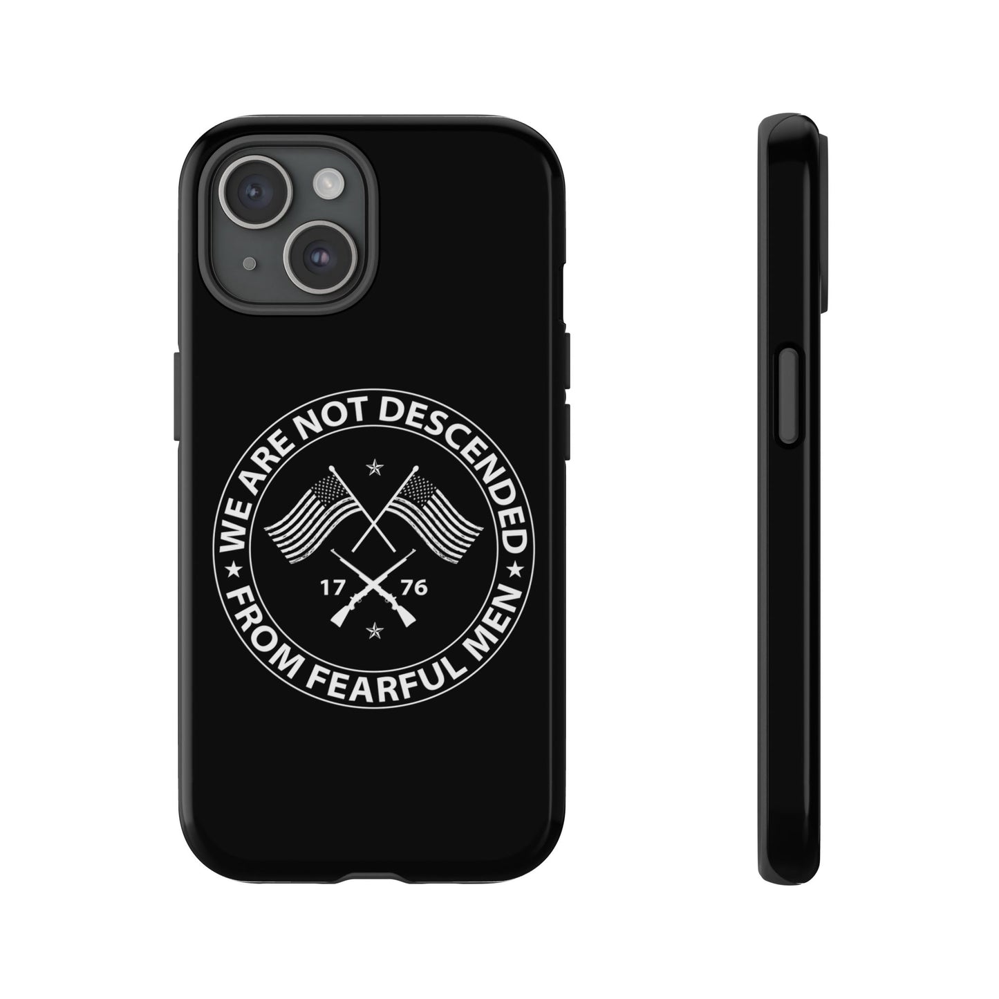 We Are Not Descended From Fearful Men Hard Shell Tough Phone Case