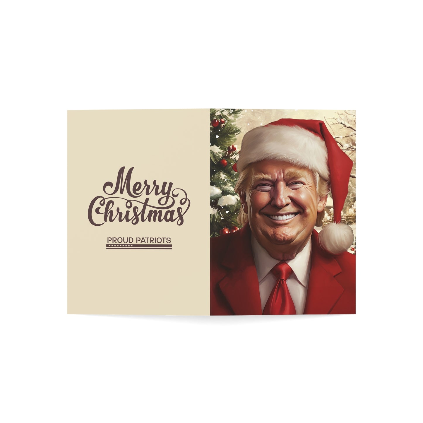 President Trump Merry Christmas Greeting Card