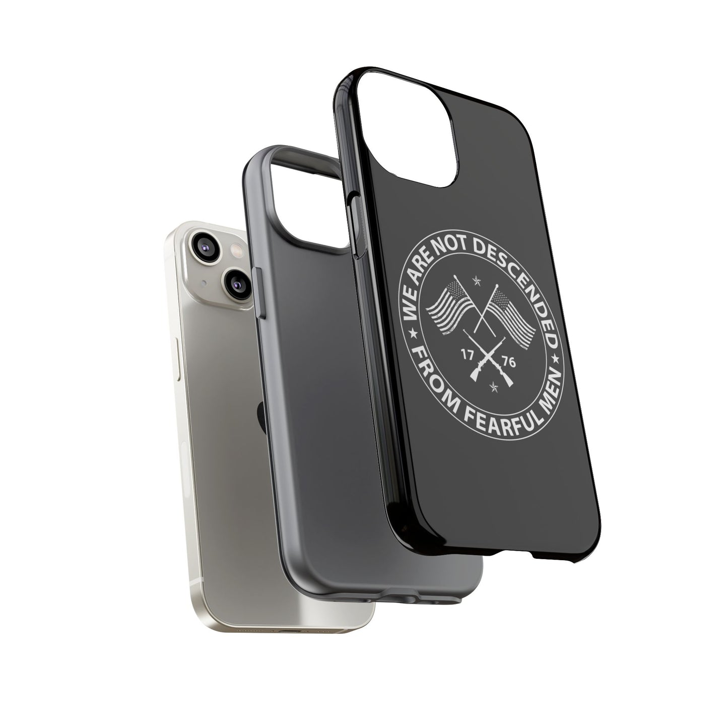We Are Not Descended From Fearful Men Hard Shell Tough Phone Case