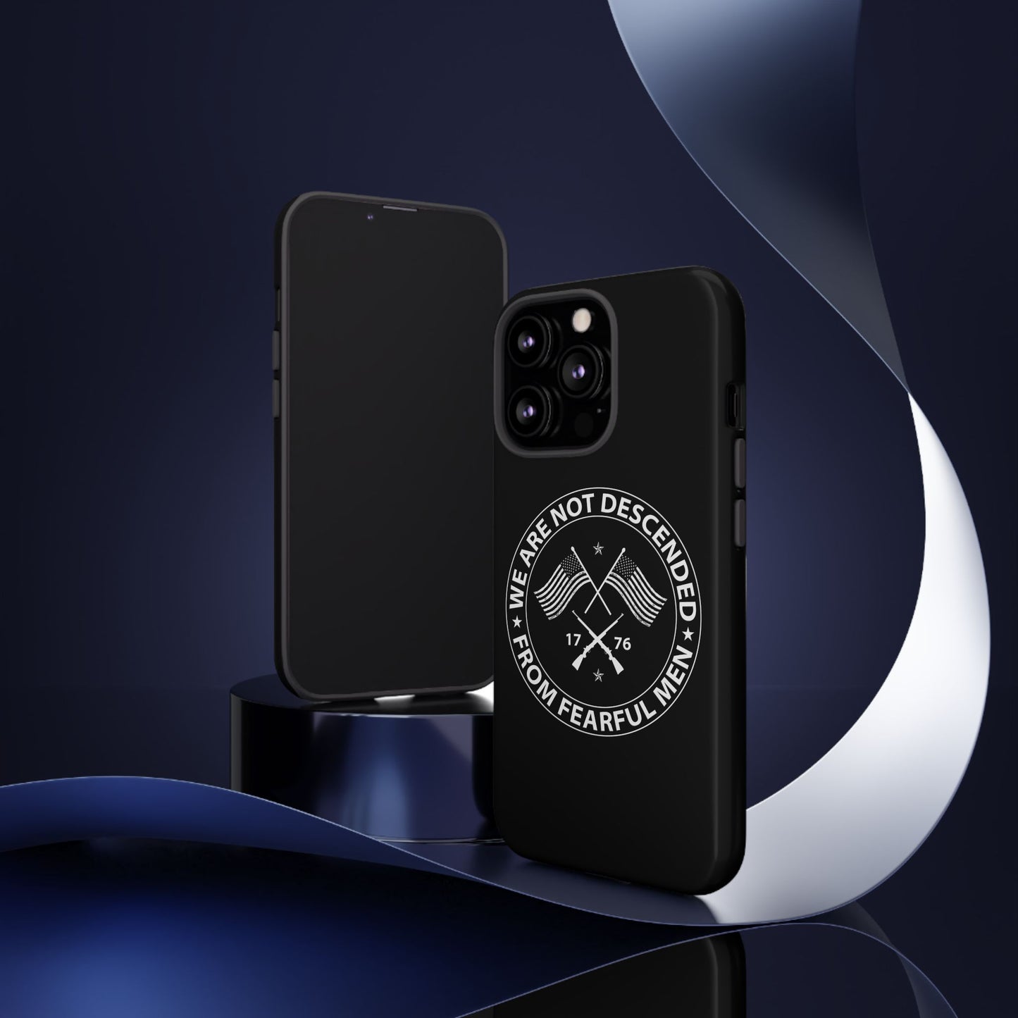 We Are Not Descended From Fearful Men Hard Shell Tough Phone Case