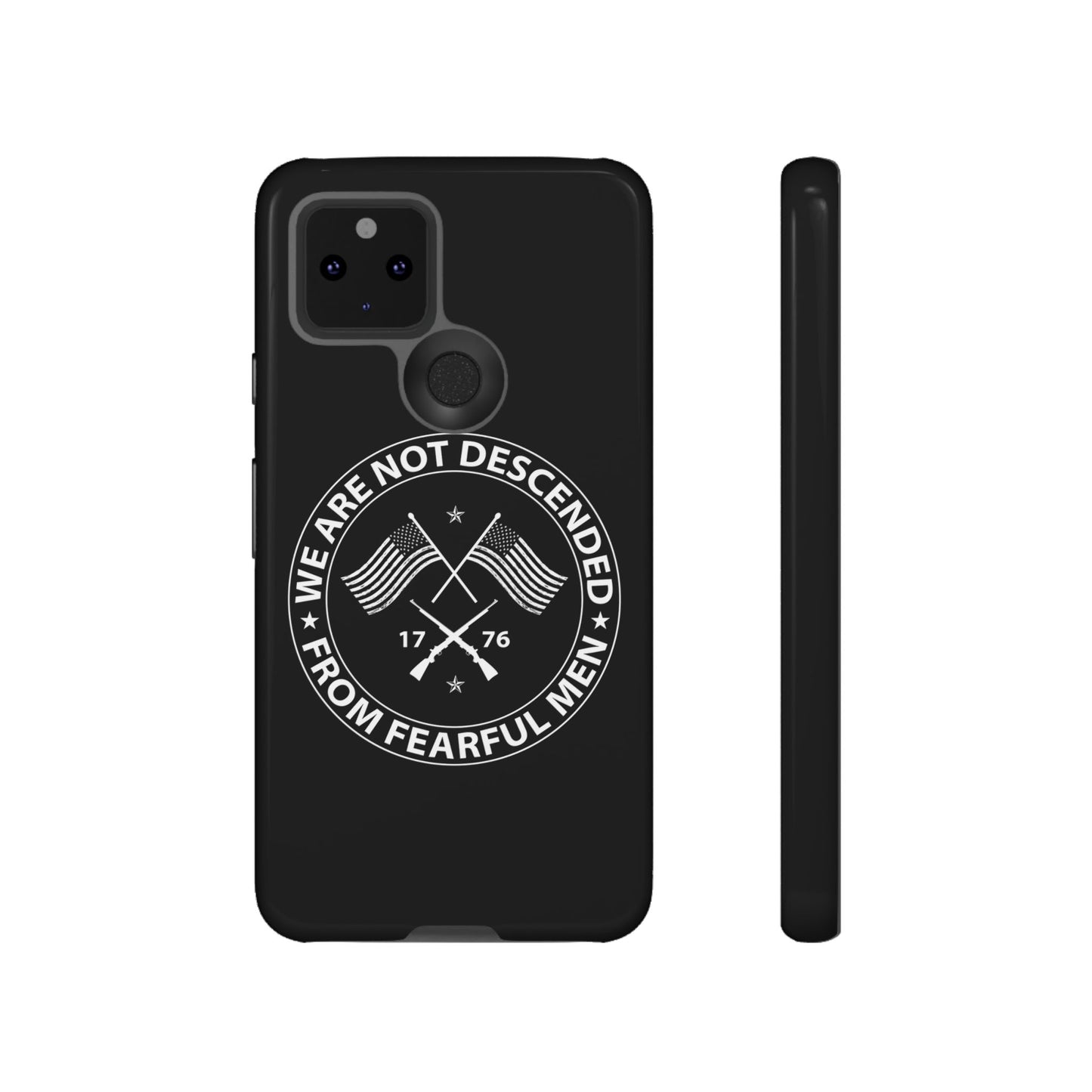 We Are Not Descended From Fearful Men Hard Shell Tough Phone Case