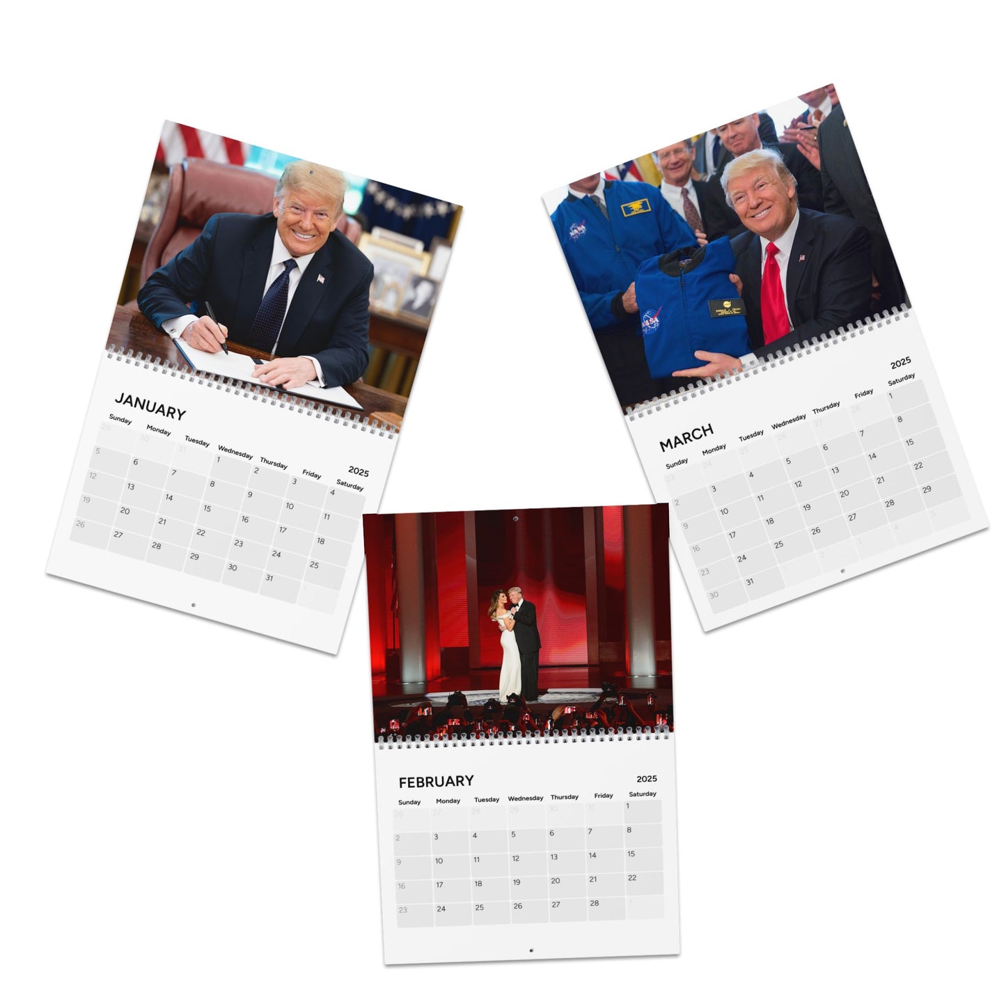 2025 Wall Calendar - Commander in Chief