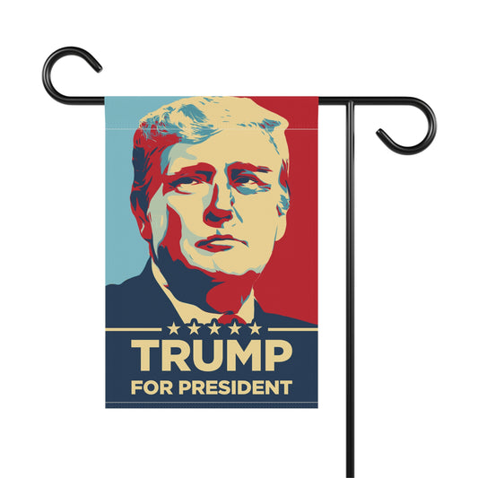 Trump For President 2024 Pop Art Garden & House Banner