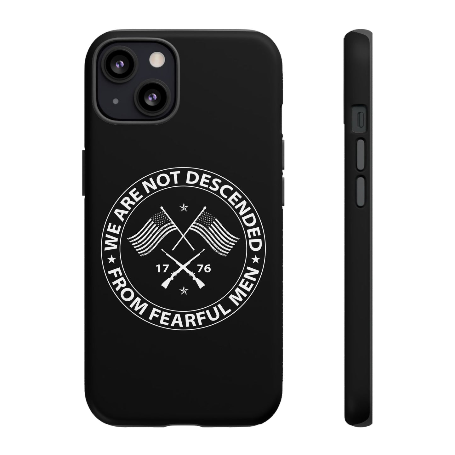 We Are Not Descended From Fearful Men Hard Shell Tough Phone Case