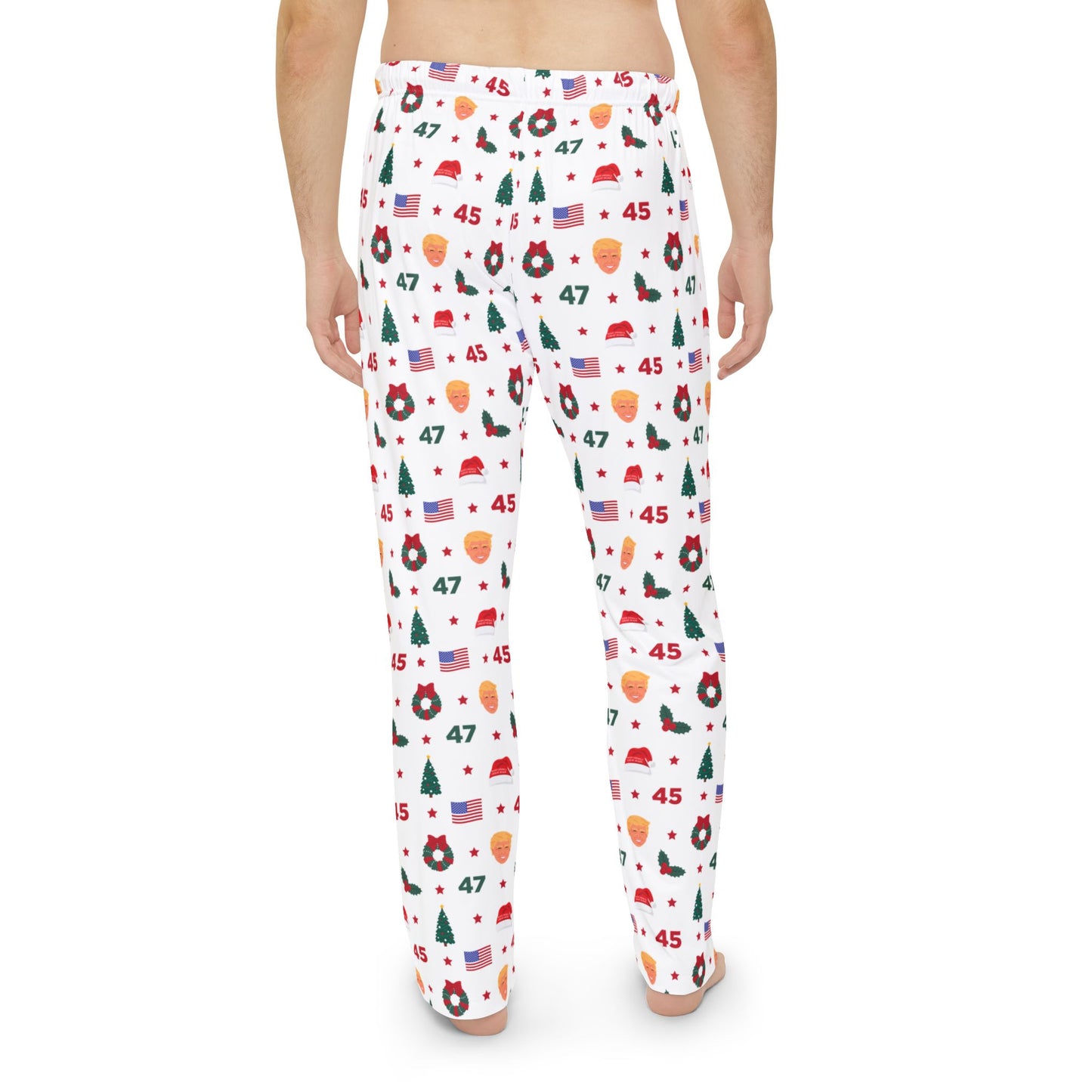 45th & 47th President Trump Christmas Pajama Pants (Men's)