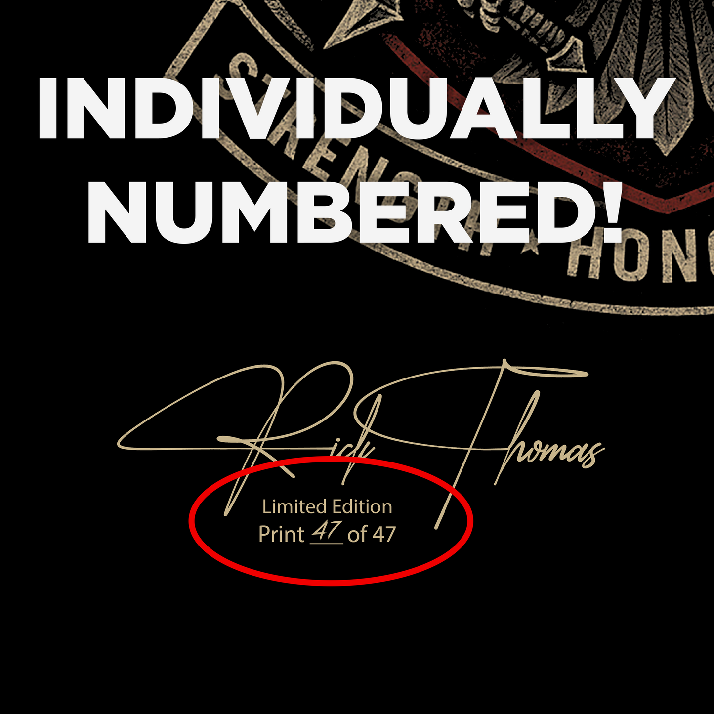 Department Of War Limited Edition Canvas - Signed & Individually Numbered