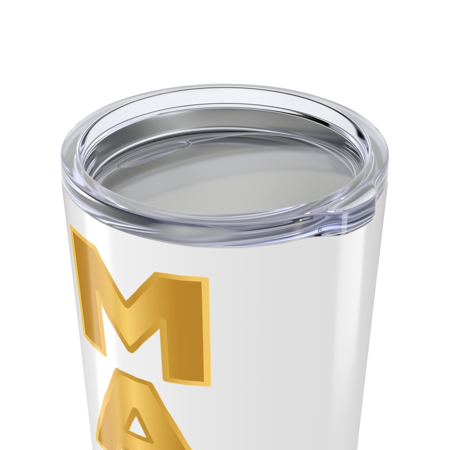 MAGA White and Gold Tumbler 20oz