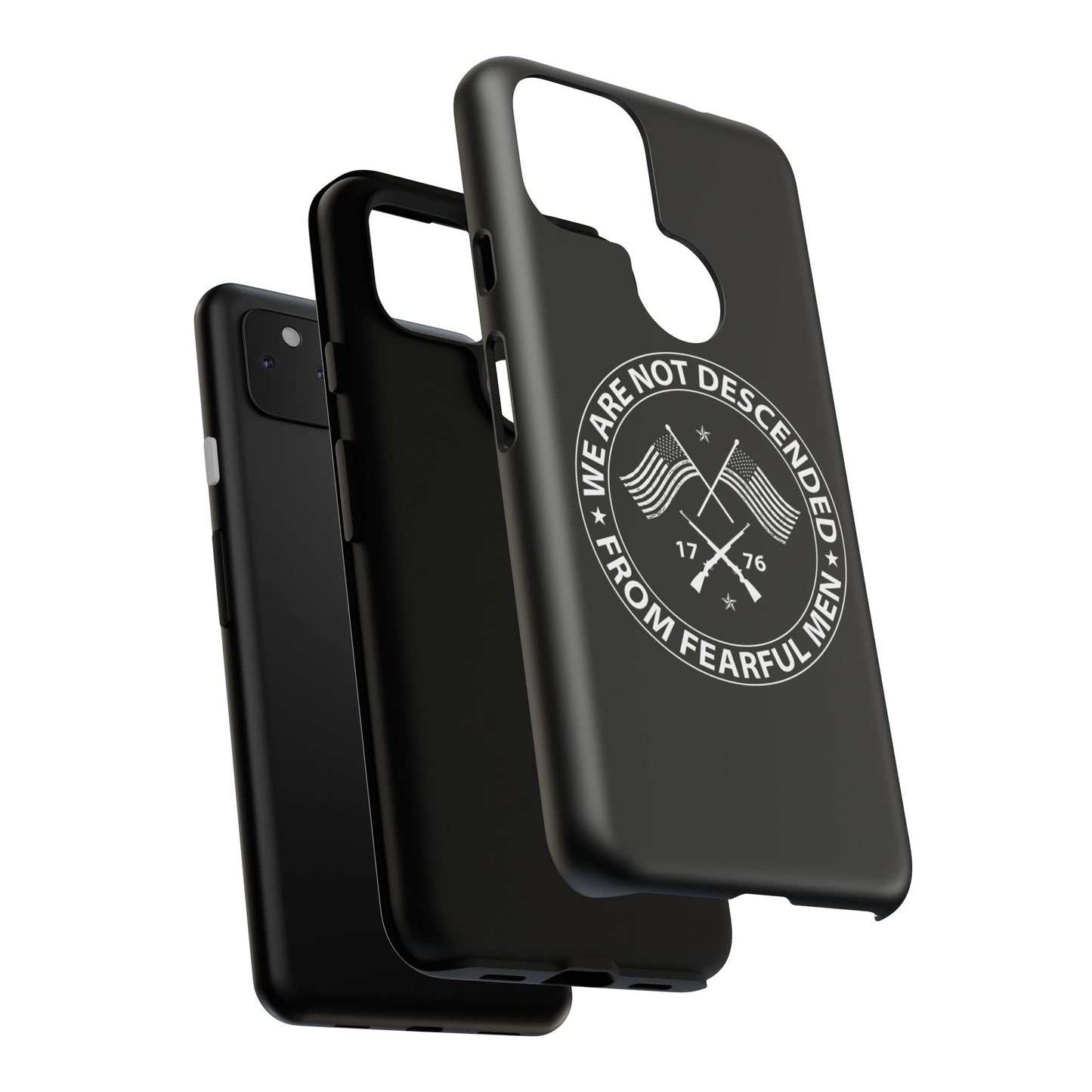 We Are Not Descended From Fearful Men Hard Shell Tough Phone Case
