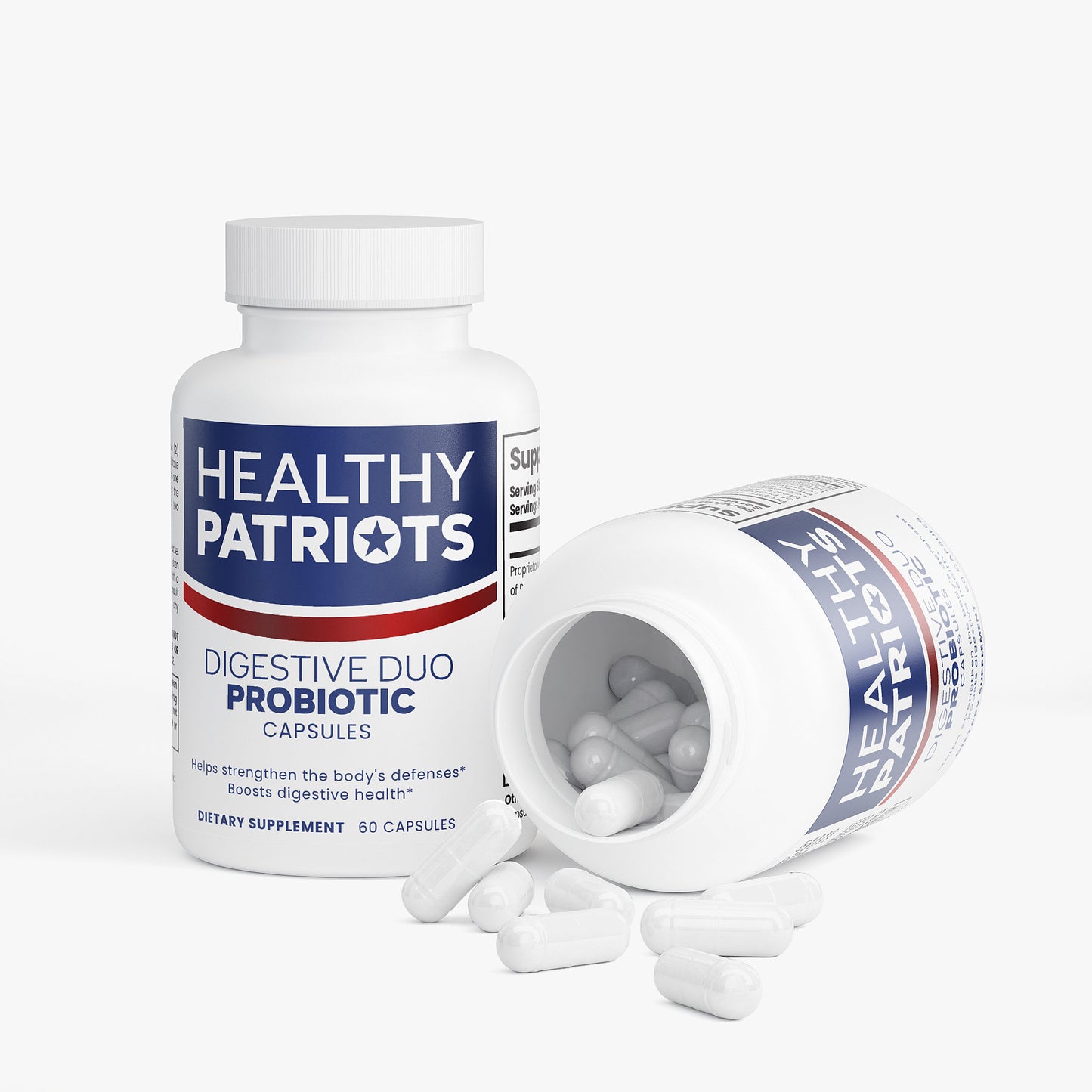Healthy Patriots Probiotic 40 Billion with Prebiotics