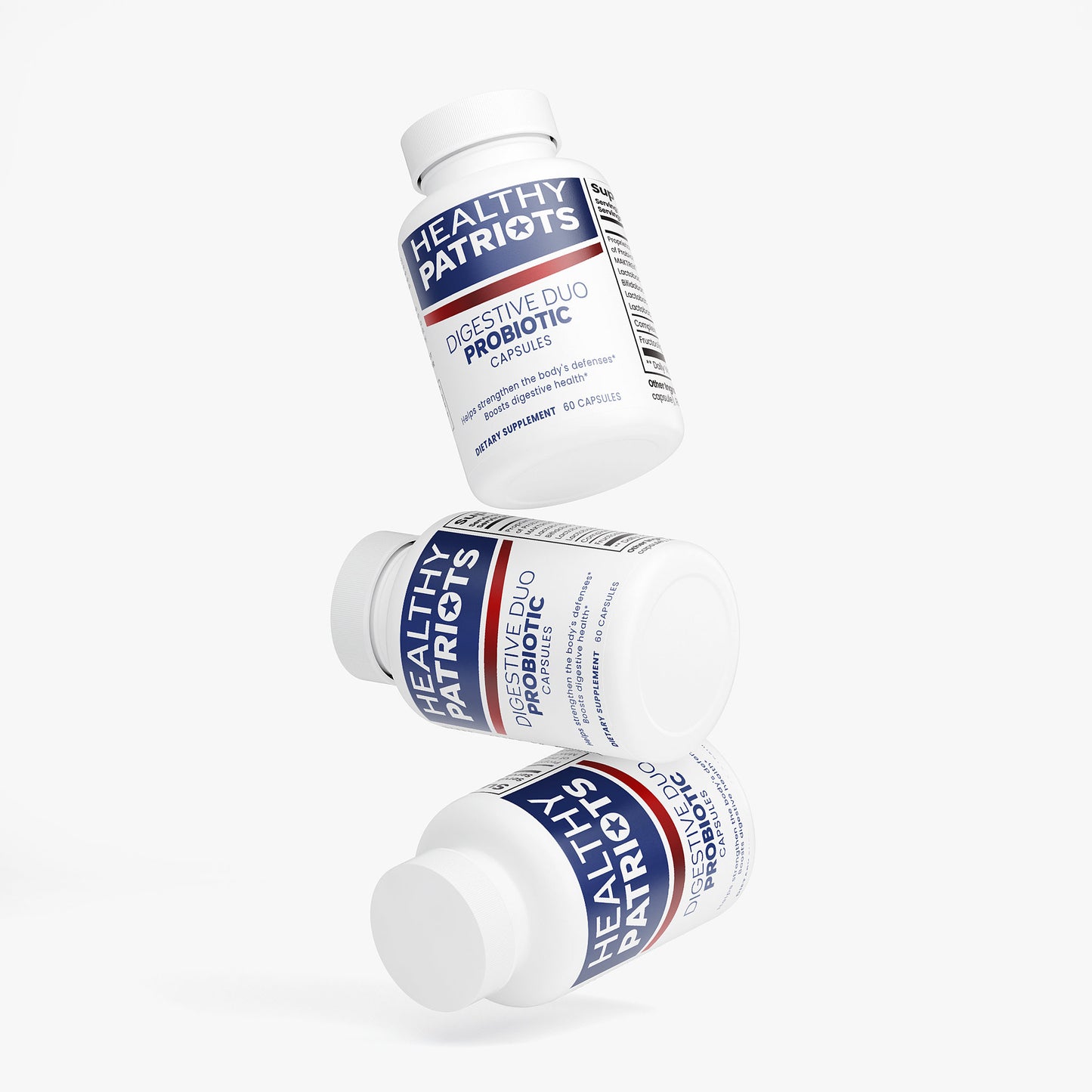 Healthy Patriots Probiotic 40 Billion with Prebiotics