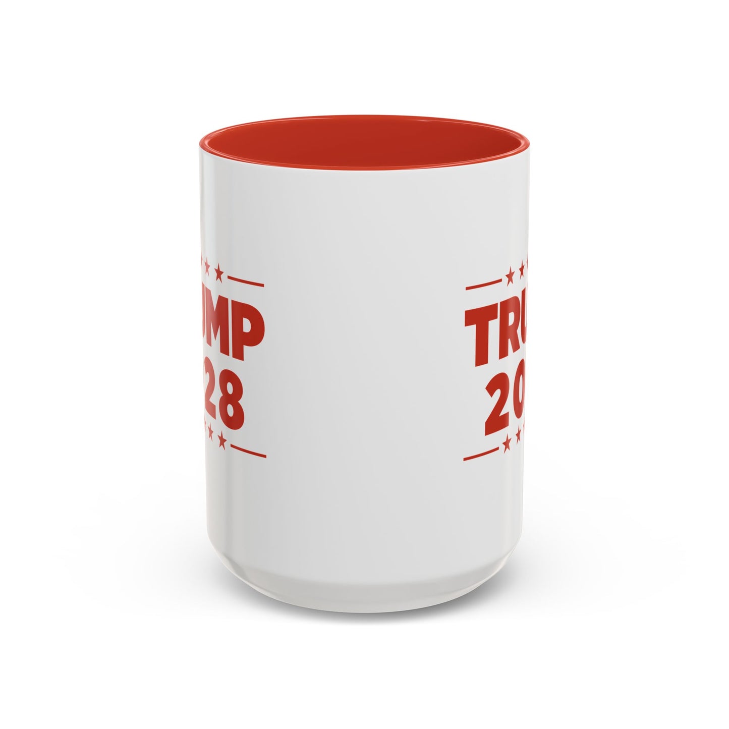 Trump 2028 Bold Red Stars Mug – 11oz & 15oz