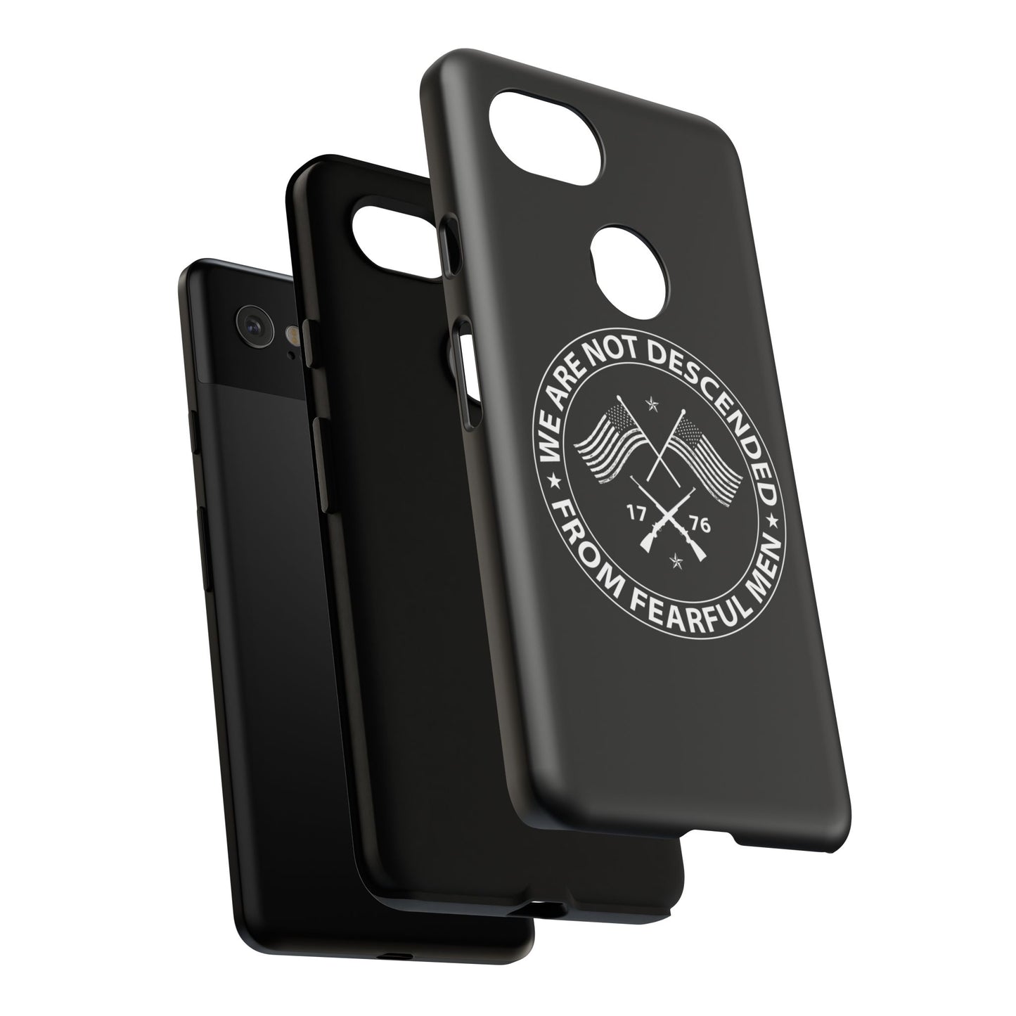 We Are Not Descended From Fearful Men Hard Shell Tough Phone Case