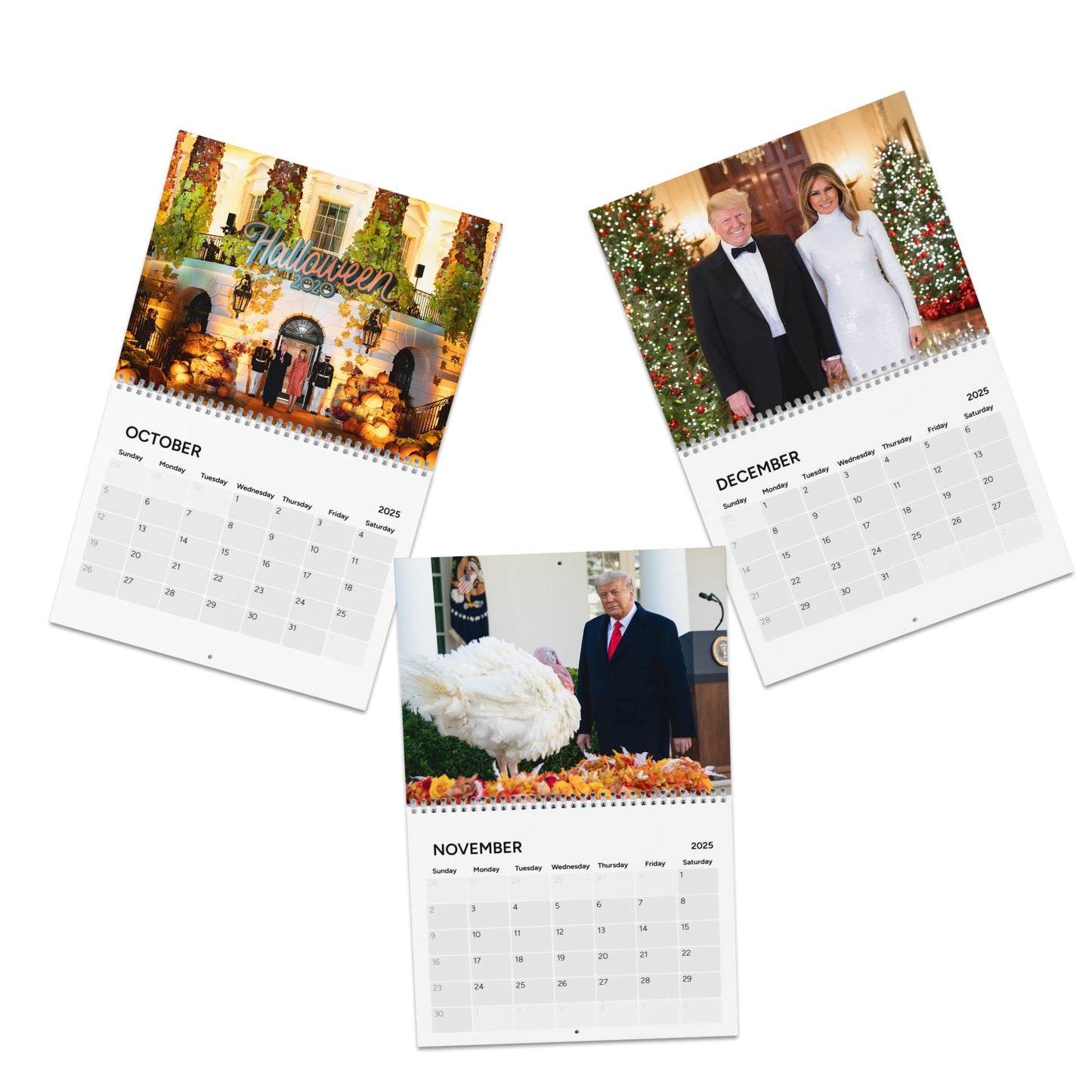 2025 Wall Calendar - Commander in Chief