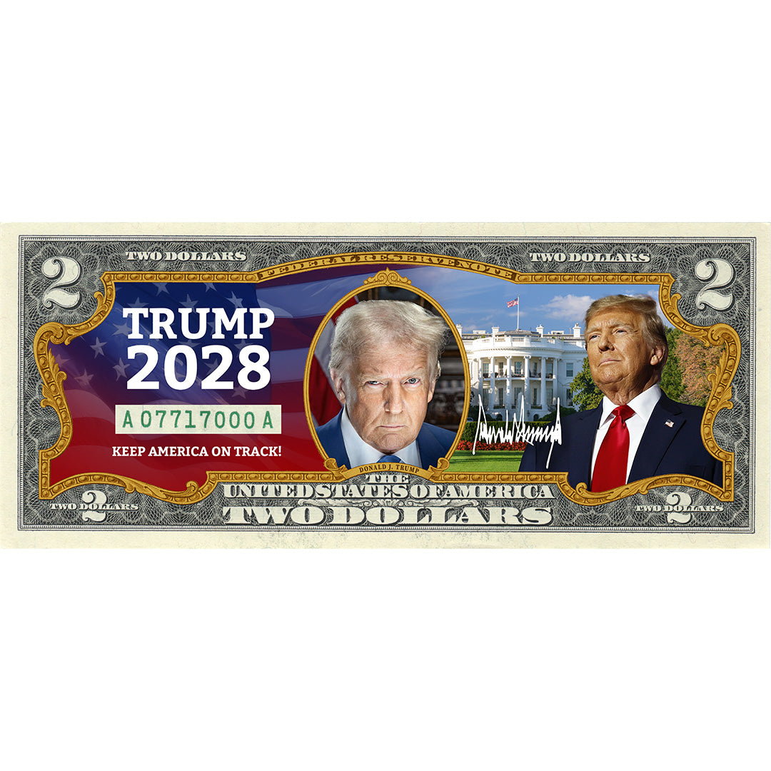 Trump 2028 Collectible $2 Bill
