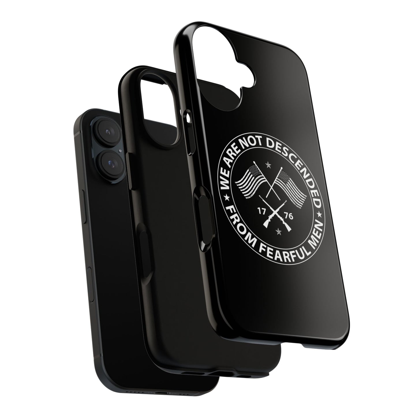 We Are Not Descended From Fearful Men Hard Shell Tough Phone Case