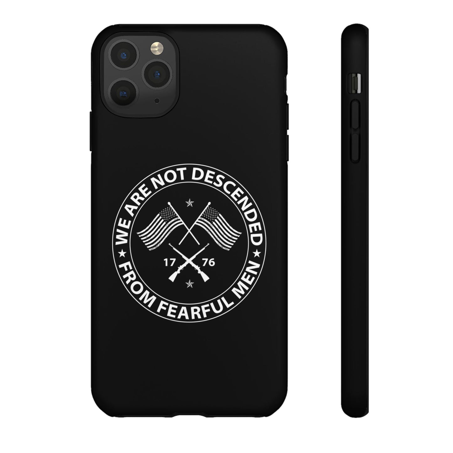 We Are Not Descended From Fearful Men Hard Shell Tough Phone Case
