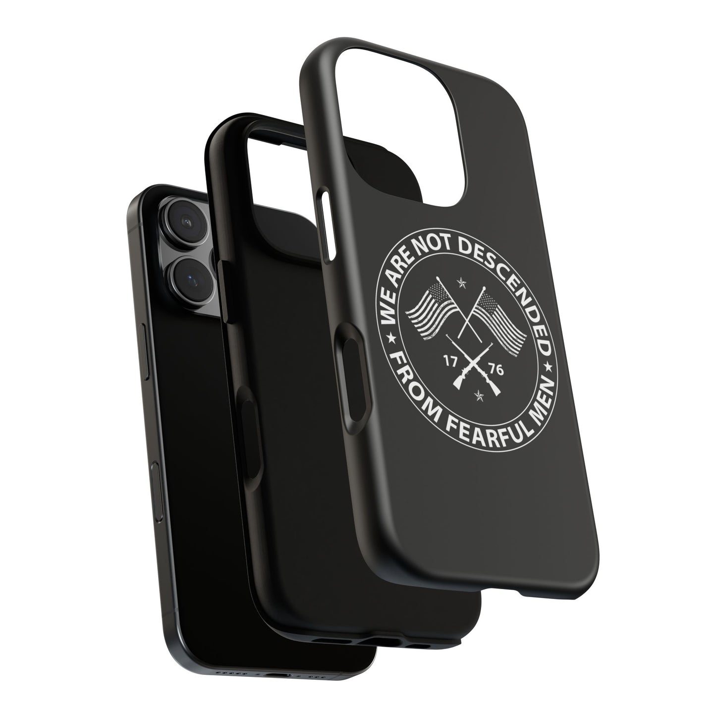 We Are Not Descended From Fearful Men Hard Shell Tough Phone Case