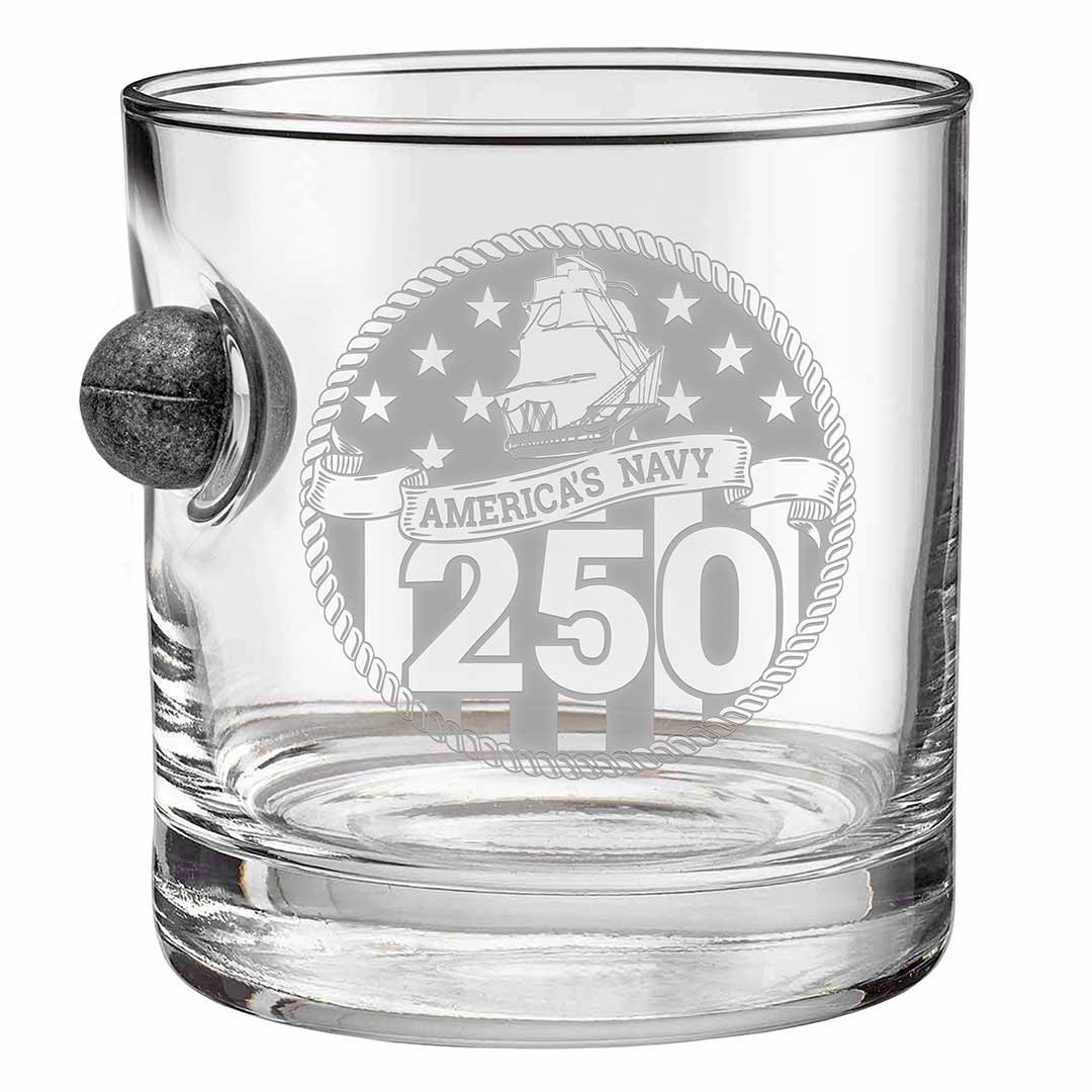 America's 250th Anniversary - Musket Ball Whiskey Glass