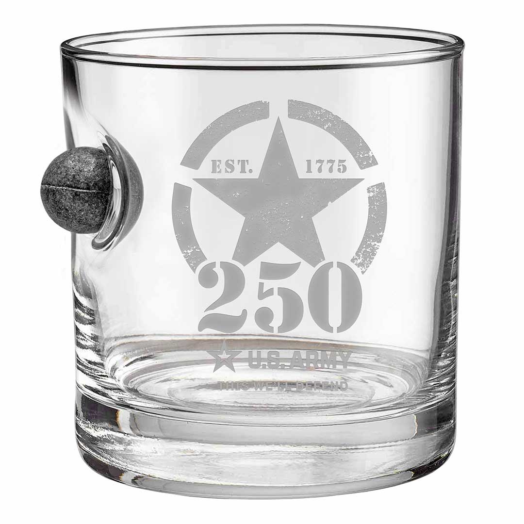 America's 250th Anniversary - Musket Ball Whiskey Glass